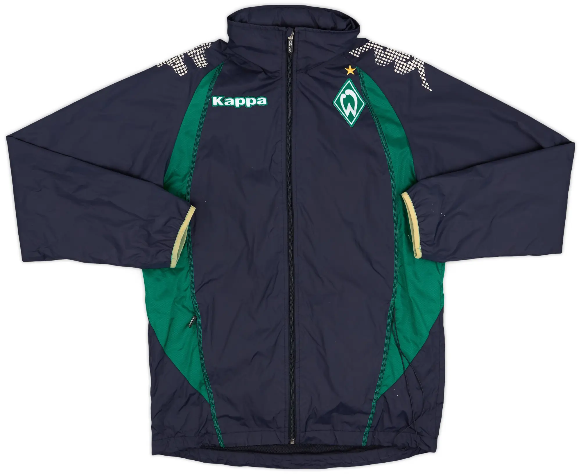 2007-08 Werder Bremen Kappa Hooded Rain Jacket - 5/10 - (S)