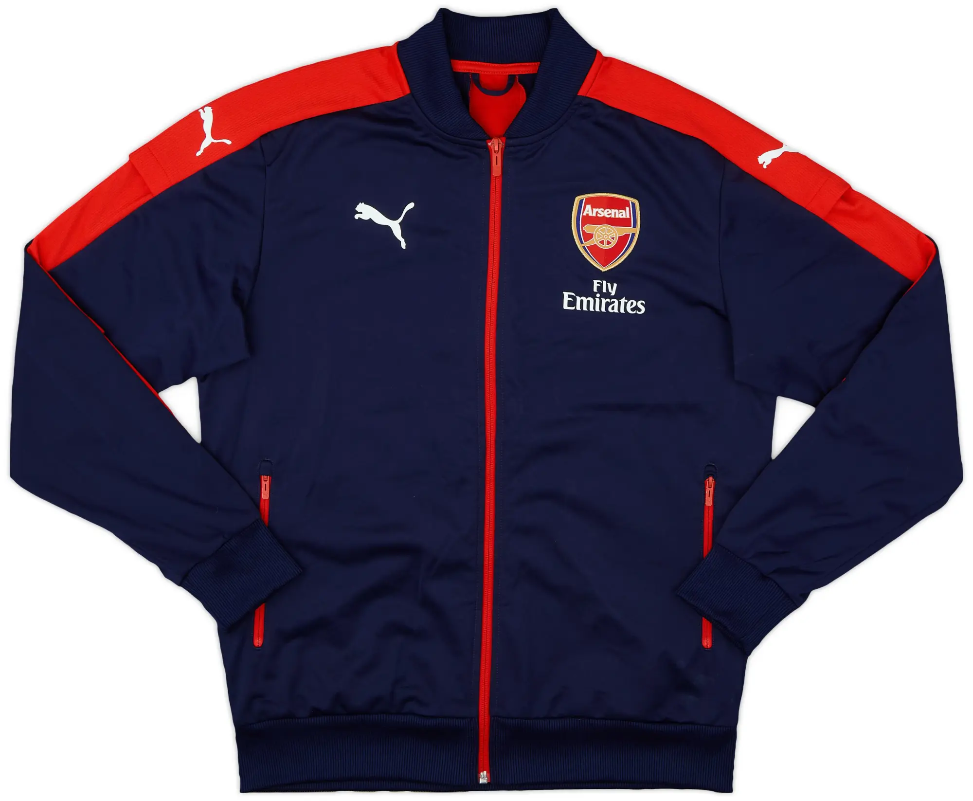 2016-17 Arsenal Puma Track Jacket - 8/10 - (M)