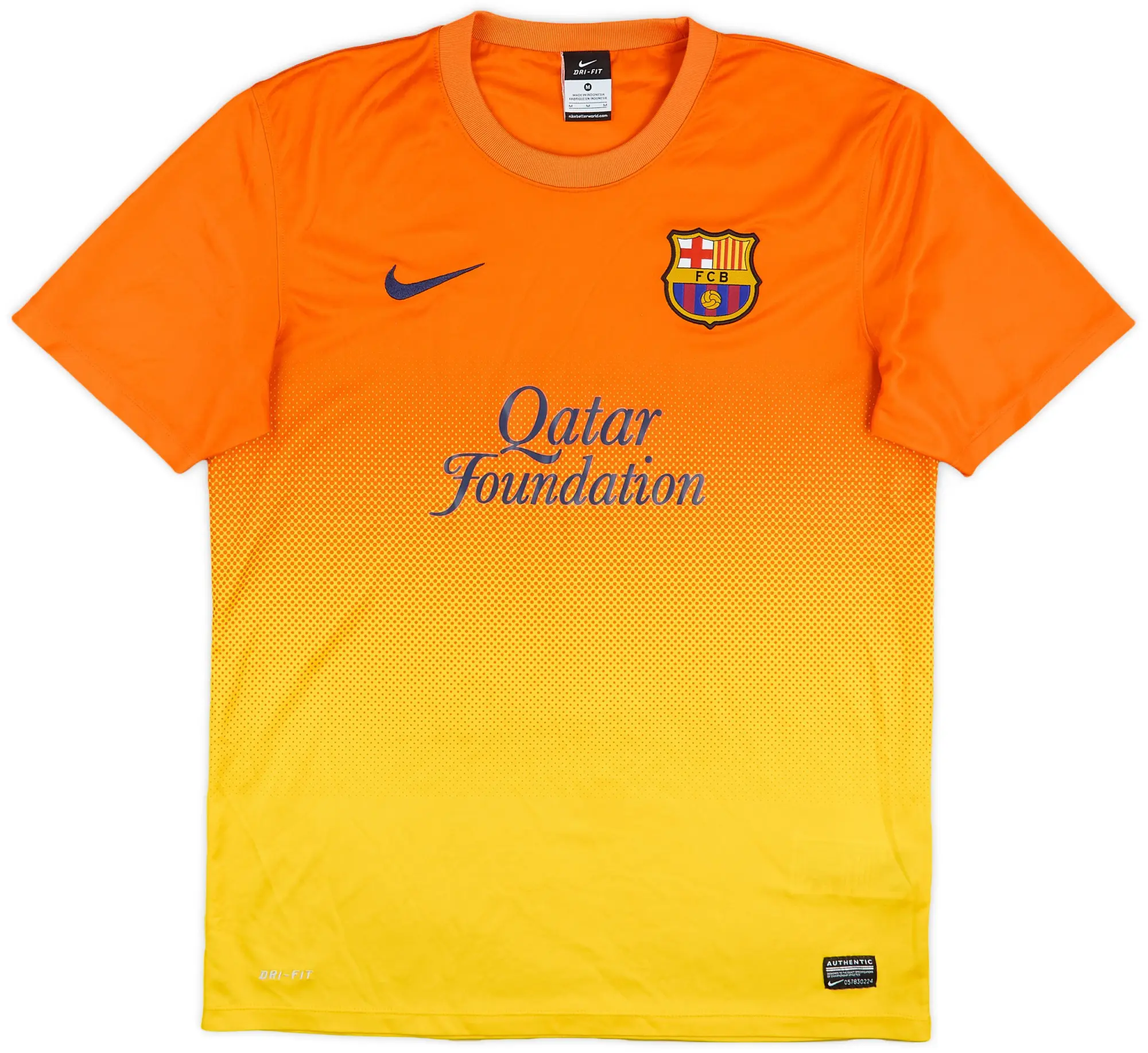 Nike 2012-13 Barcelona Basic Away Shirt - 9/10 - (M)