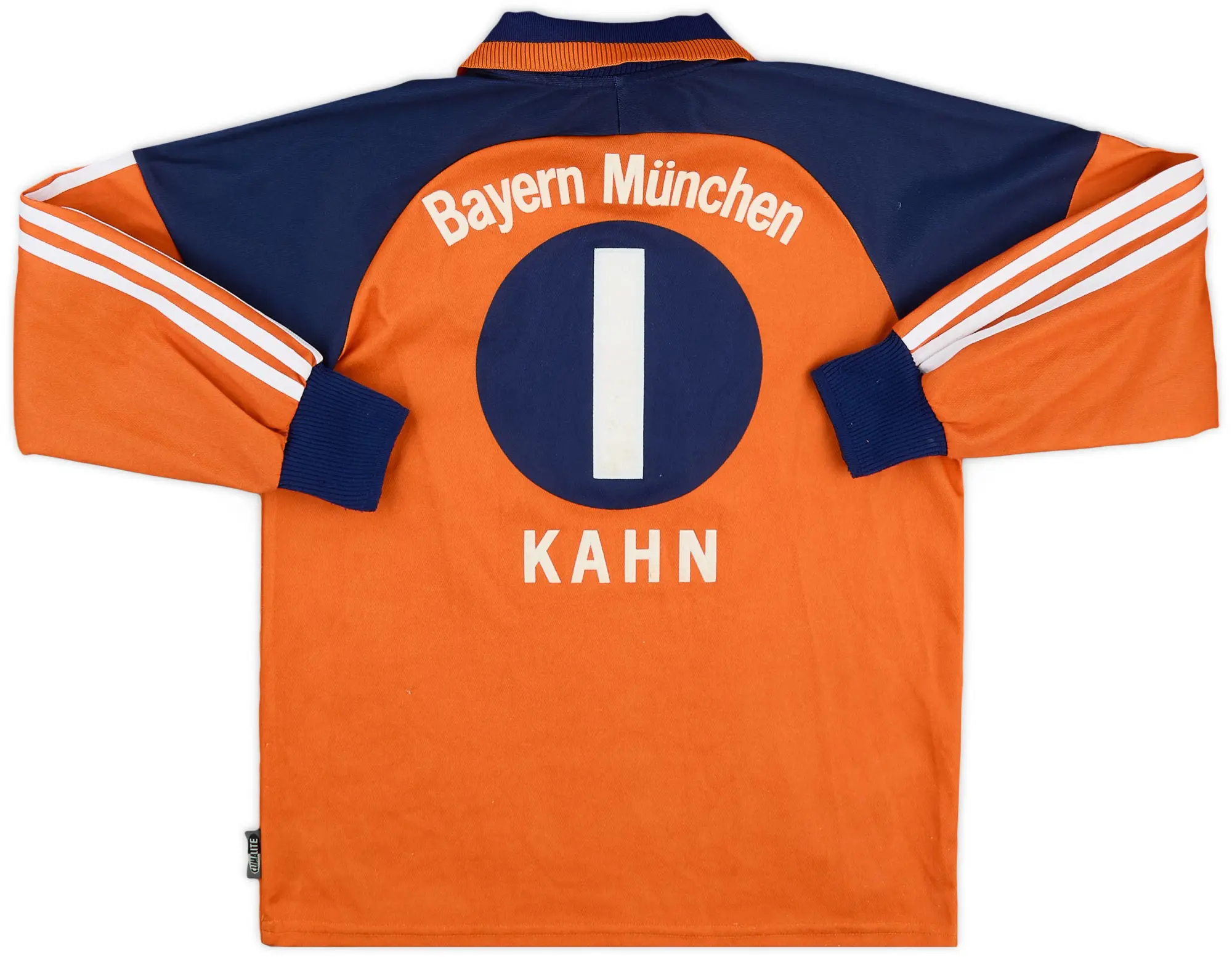 adidas 2000-01 Bayern Munich GK Shirt Kahn #1 - 6/10 - (XL.Boys)