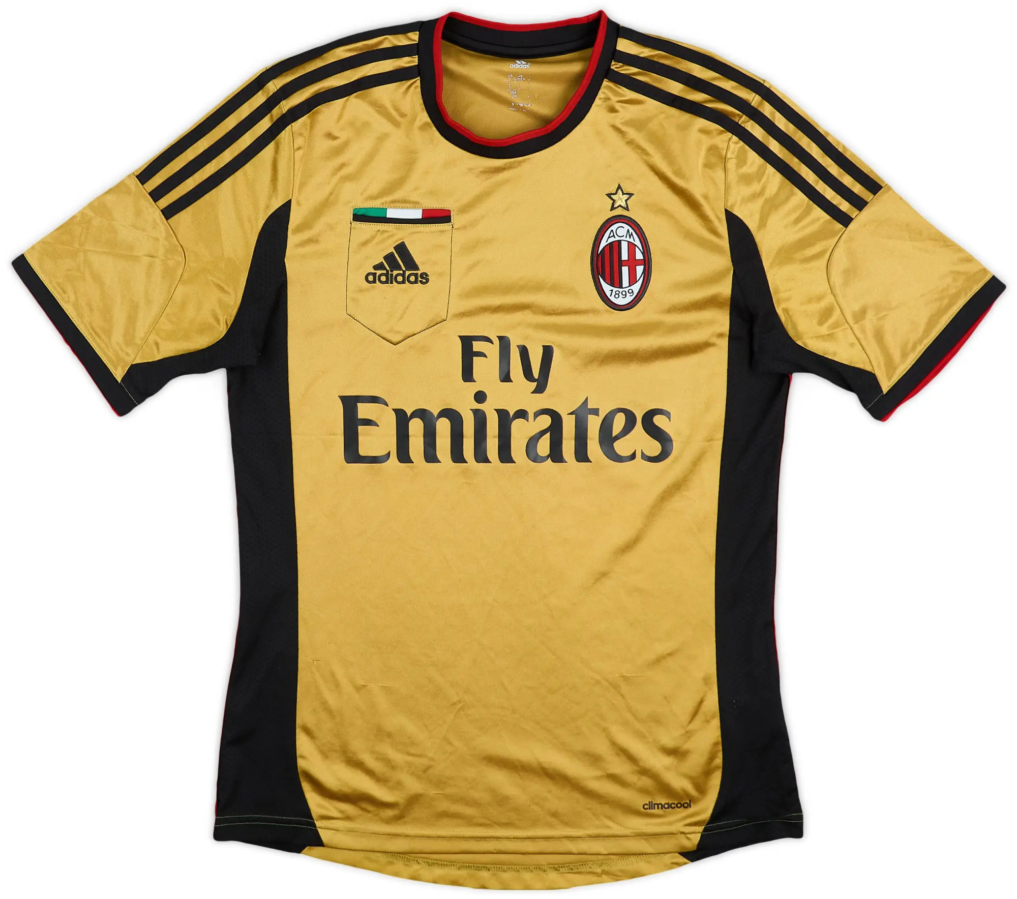 adidas 2013-14 AC Milan Third Shirt - 8/10 - (S)