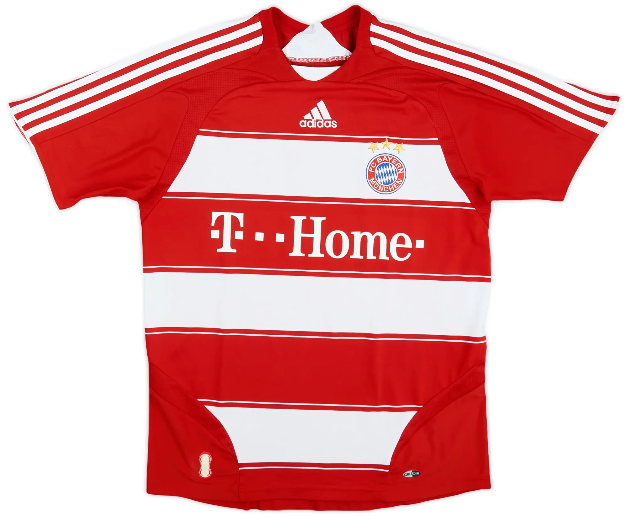 adidas 2007-08 Bayern Munich Home Shirt - 7/10 - (XL.Boys)