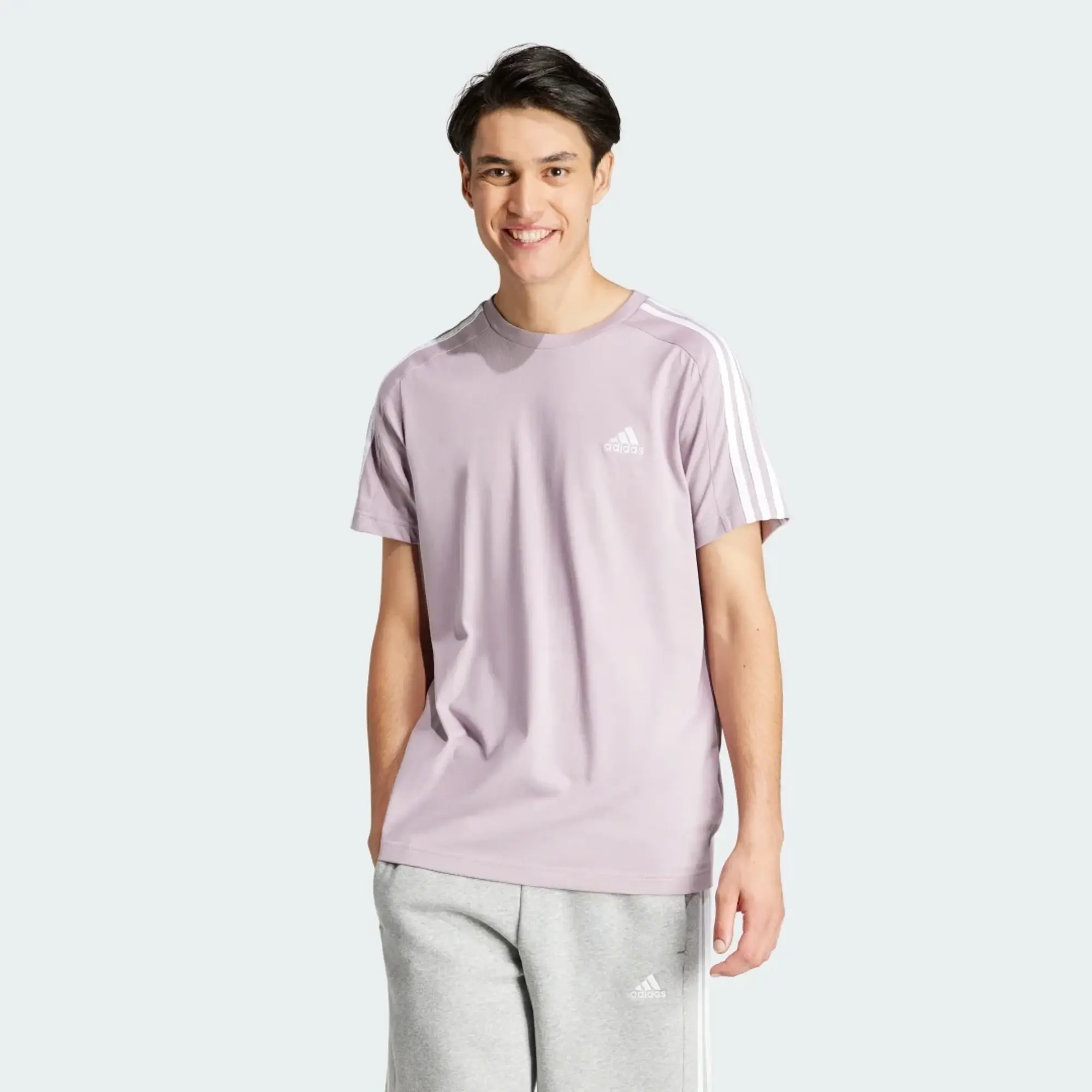 adidas Essentials Single Jersey 3-Stripes T-Shirt