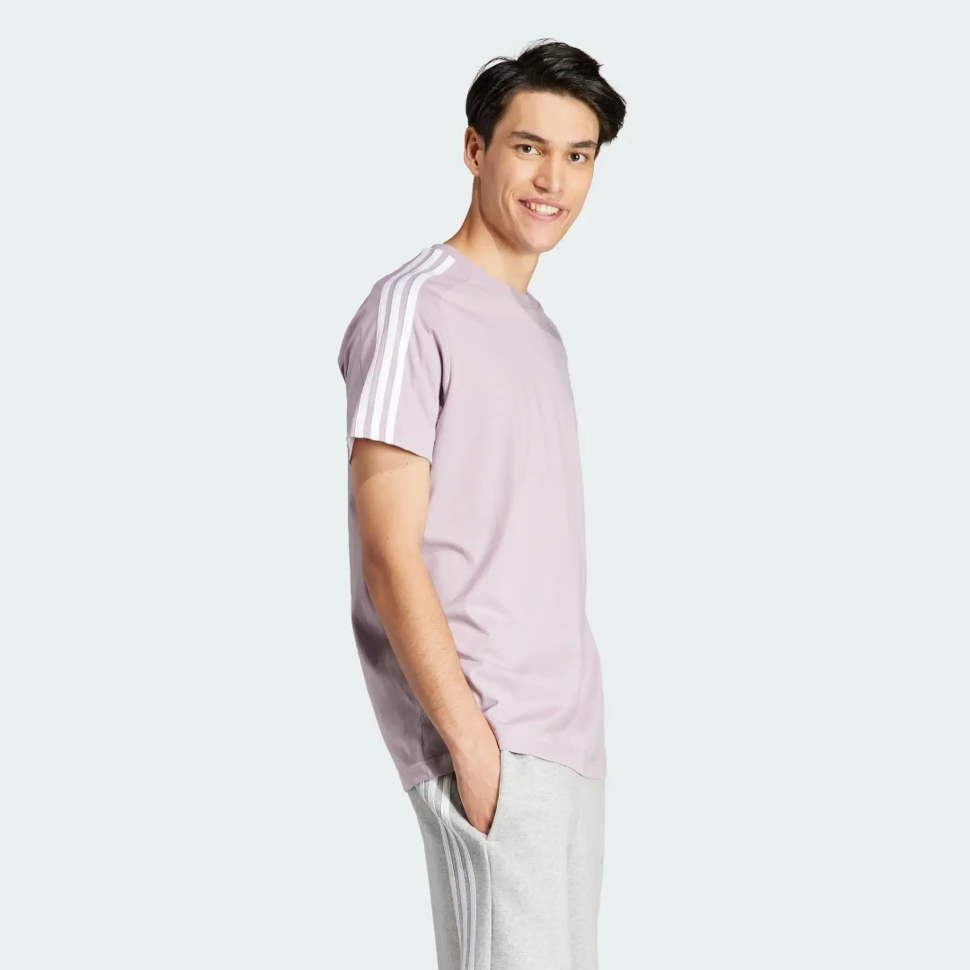 adidas Essentials Single Jersey 3-Stripes T-Shirt