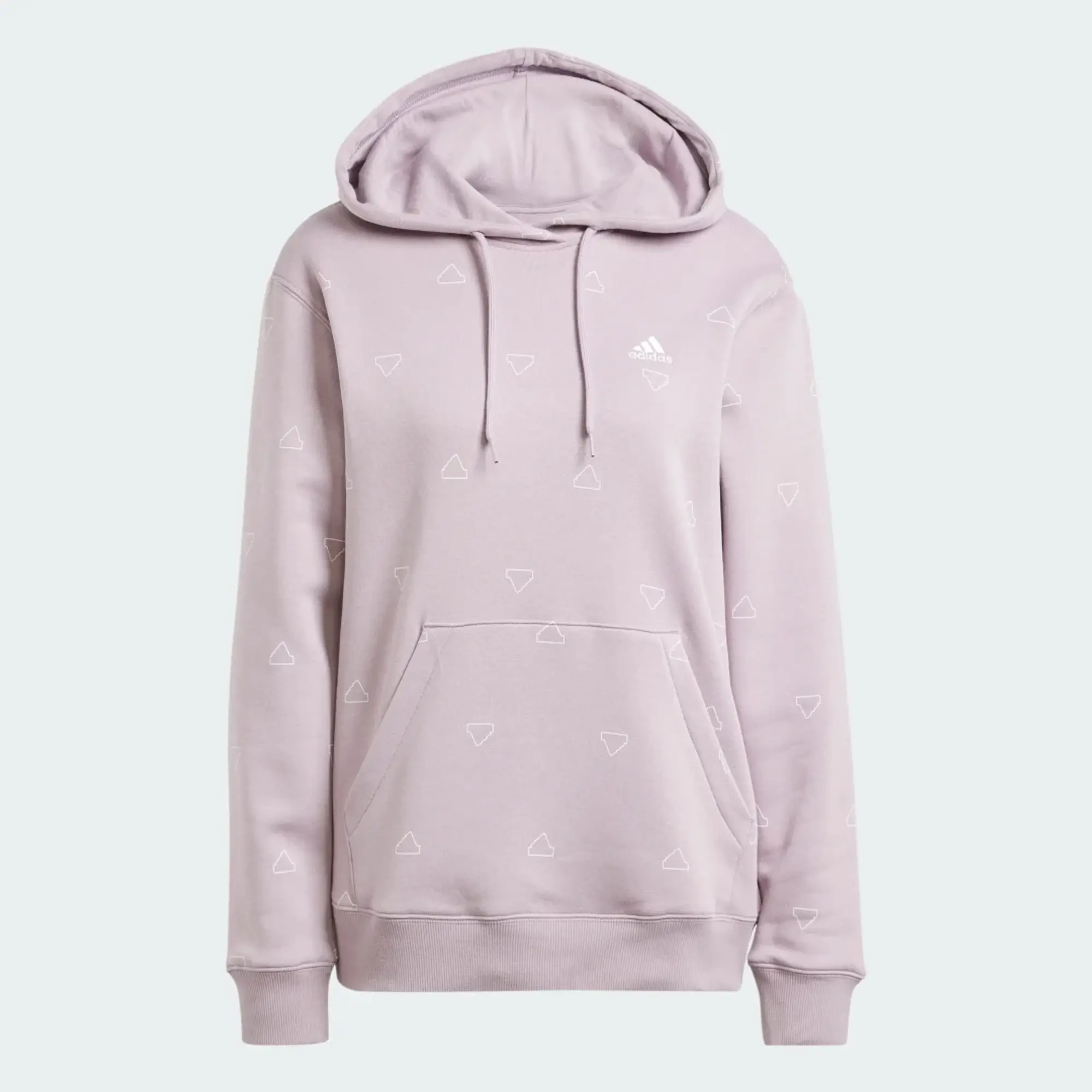 adidas Essentials Monogram Regular Fleece Graphic Hoodie