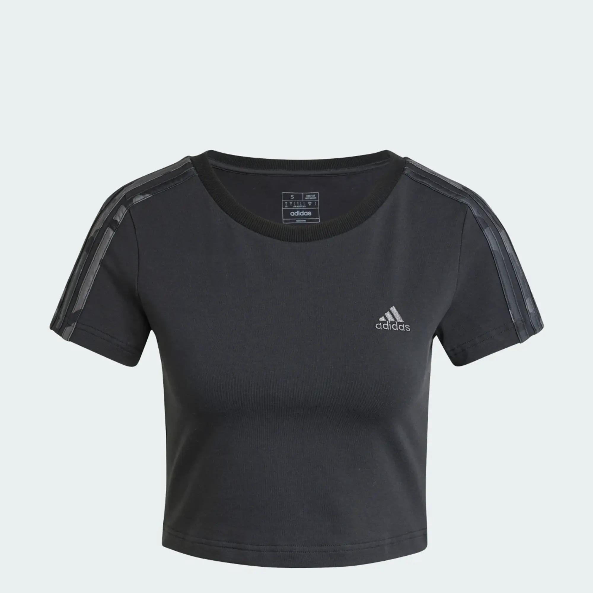 adidas Essentials 3-Stripes Camo Print Baby T-Shirt