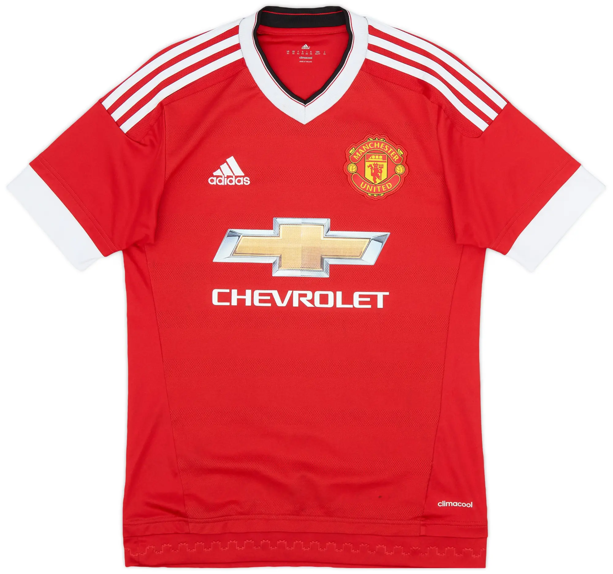 adidas 2015-16 Manchester United Home Shirt Rooney #10 - 6/10 - (XS)