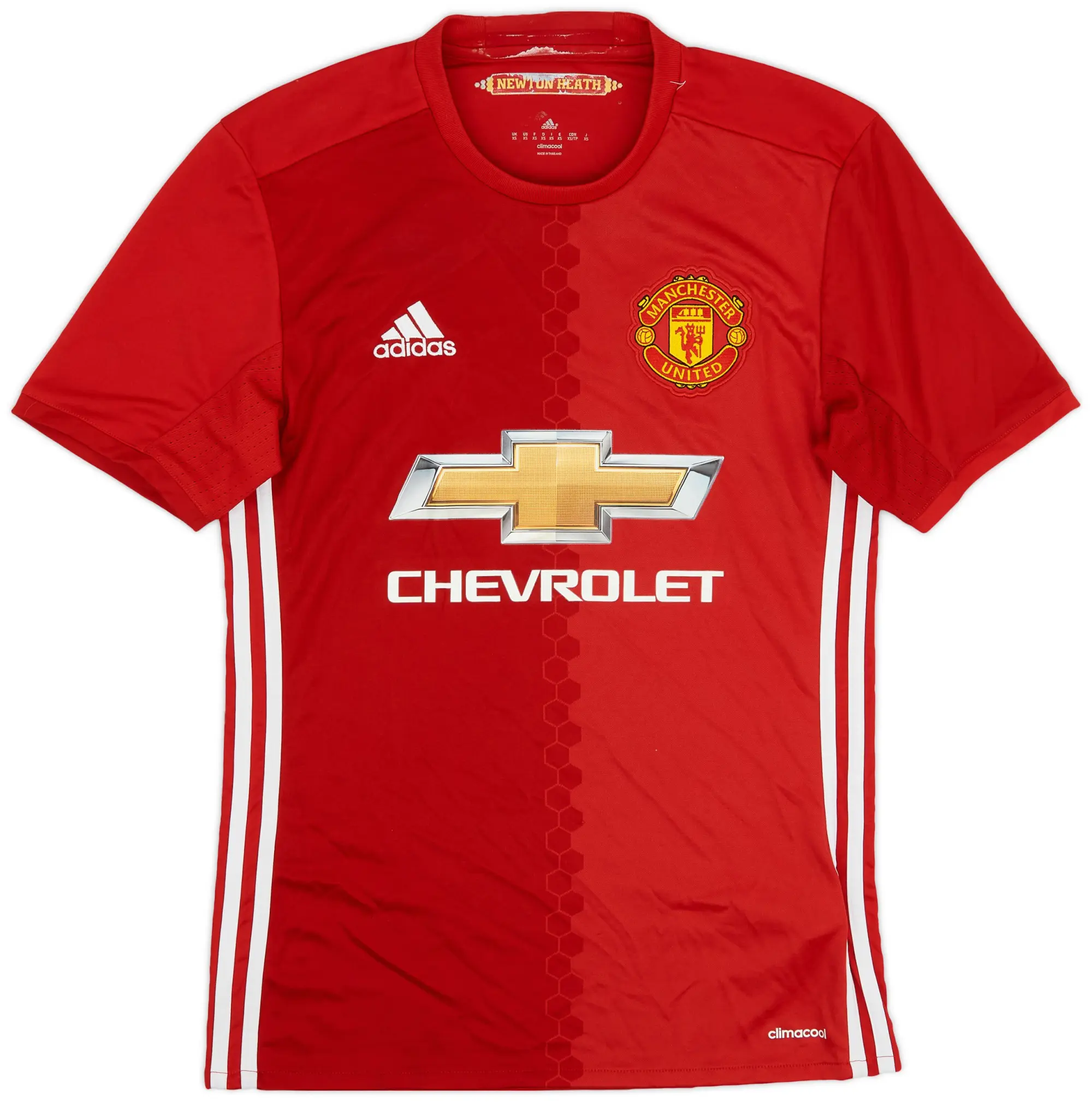 adidas 2016-17 Manchester United Home Shirt Ibrahimovic #9 - 8/10 - (XS)