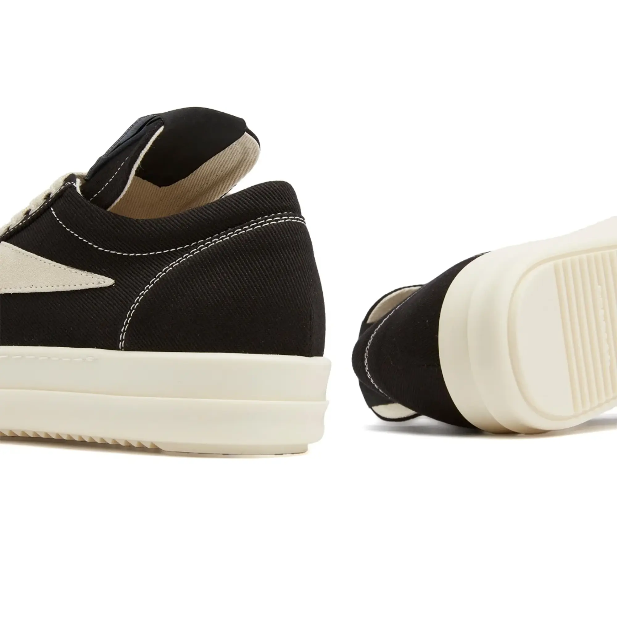 Rick Owens DRKSHDW Women's Classic Vintage Sneakers Black/Milk