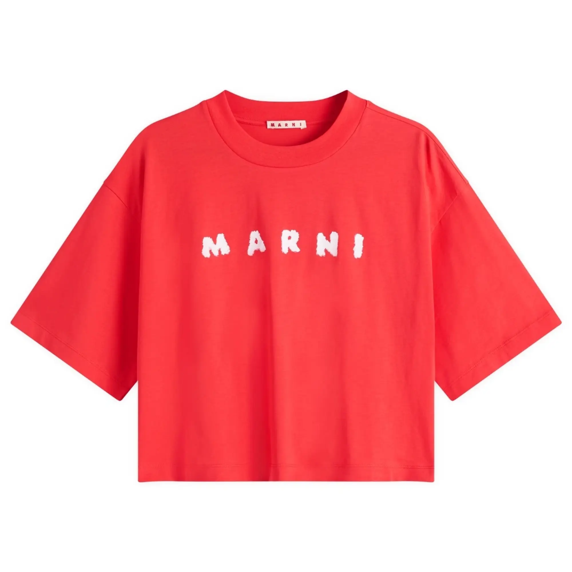 Marni Women's Logo T-shirt Crimson