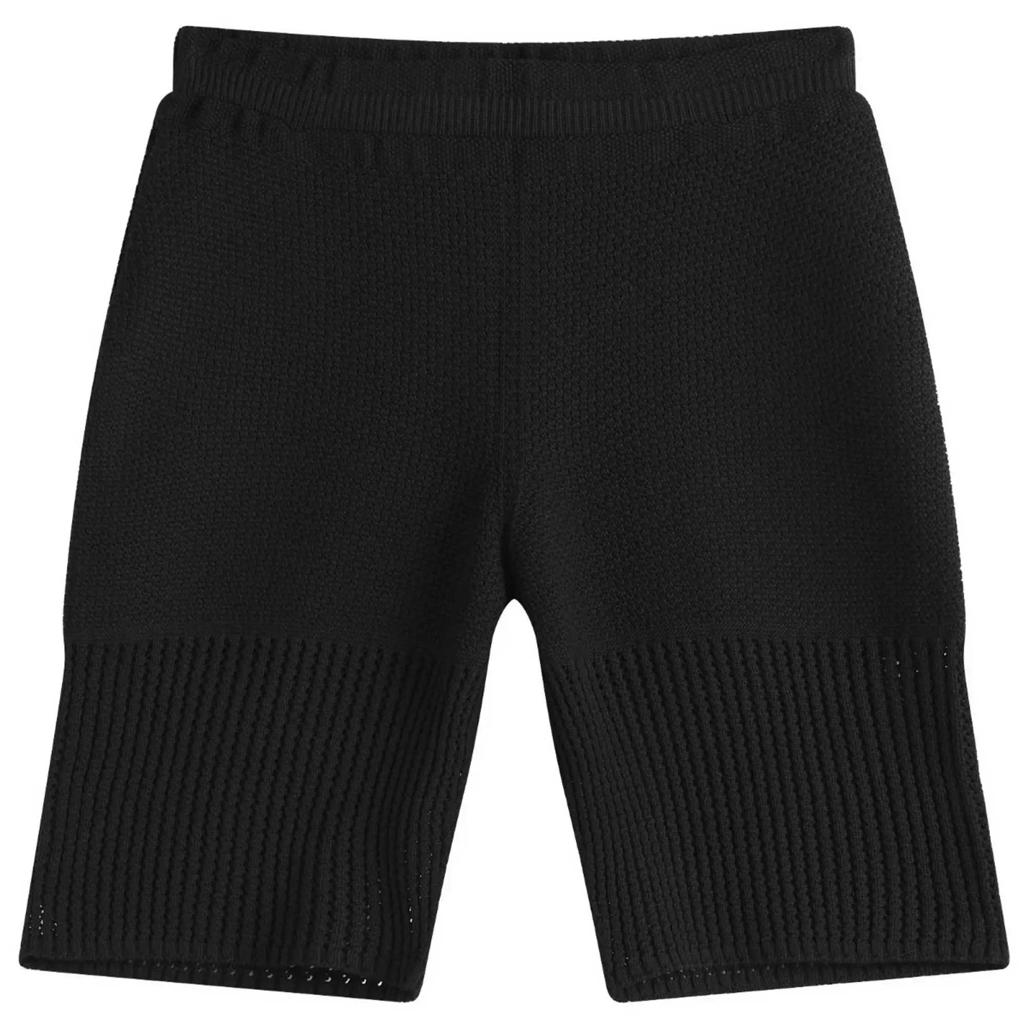 Homme Plissé Issey Miyake Men's Knit Shorts Black
