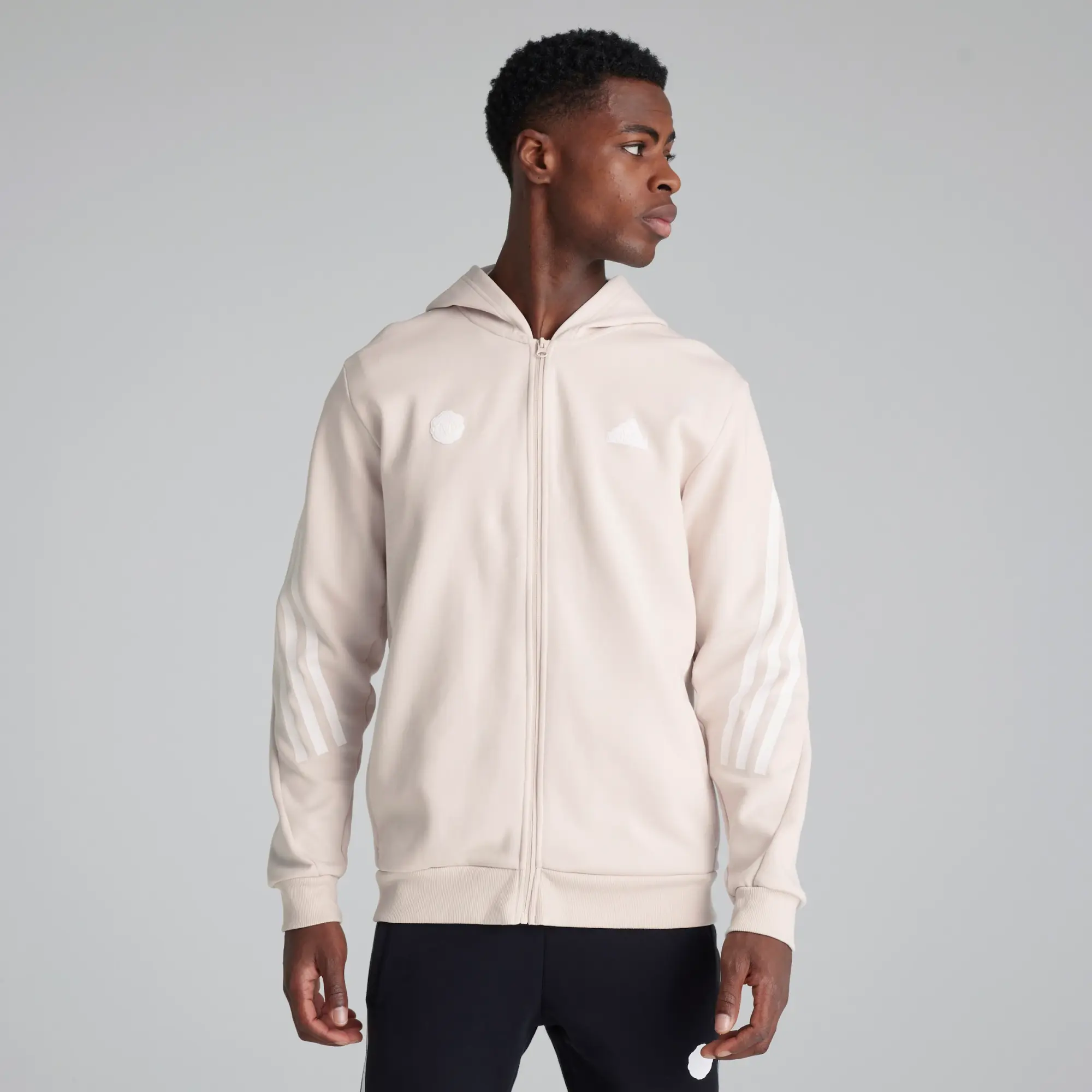 Manchester United x adidas Future Icons Hoodie Pink