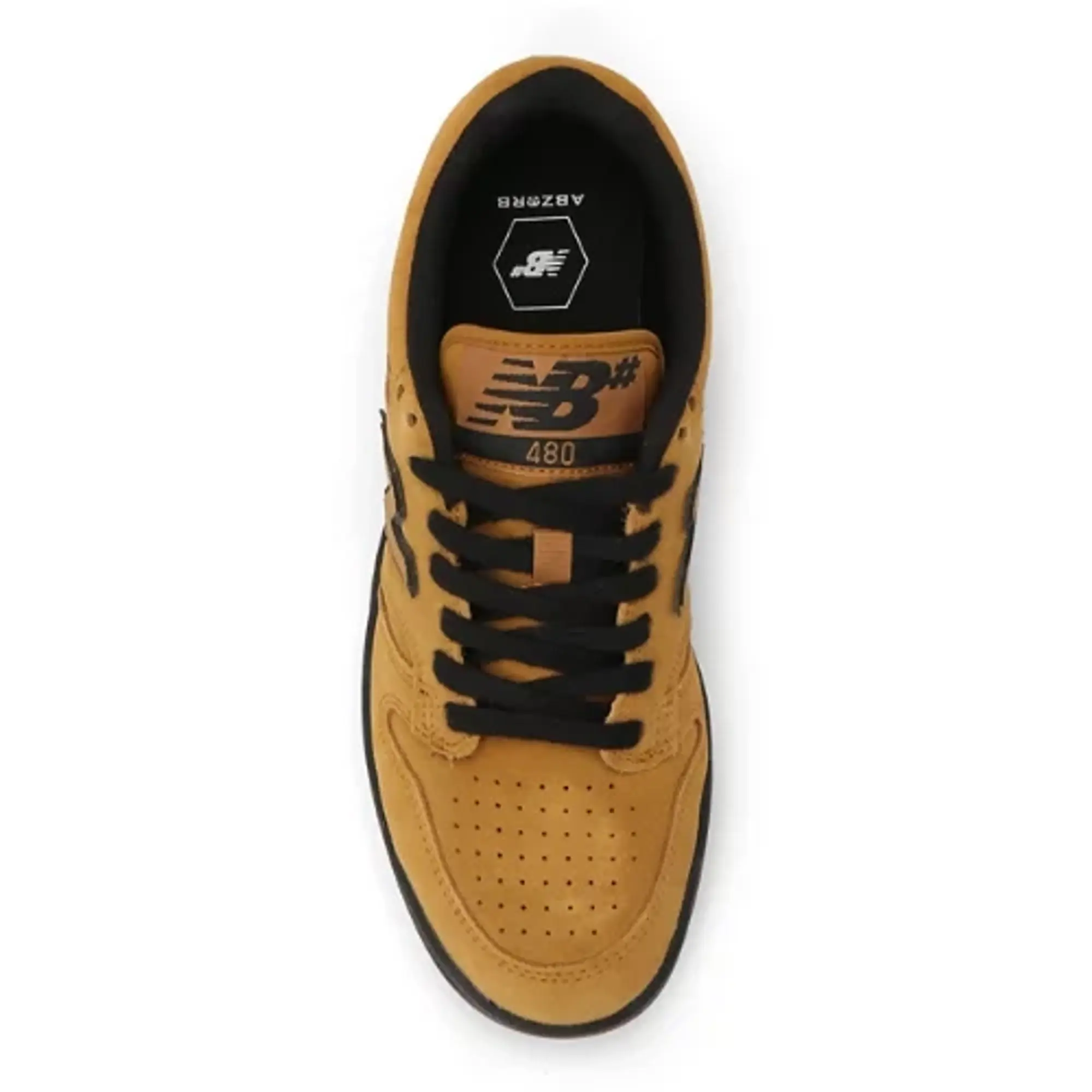 New Balance Men's NB Numeric 480 in Brown/Black Suede/Mesh