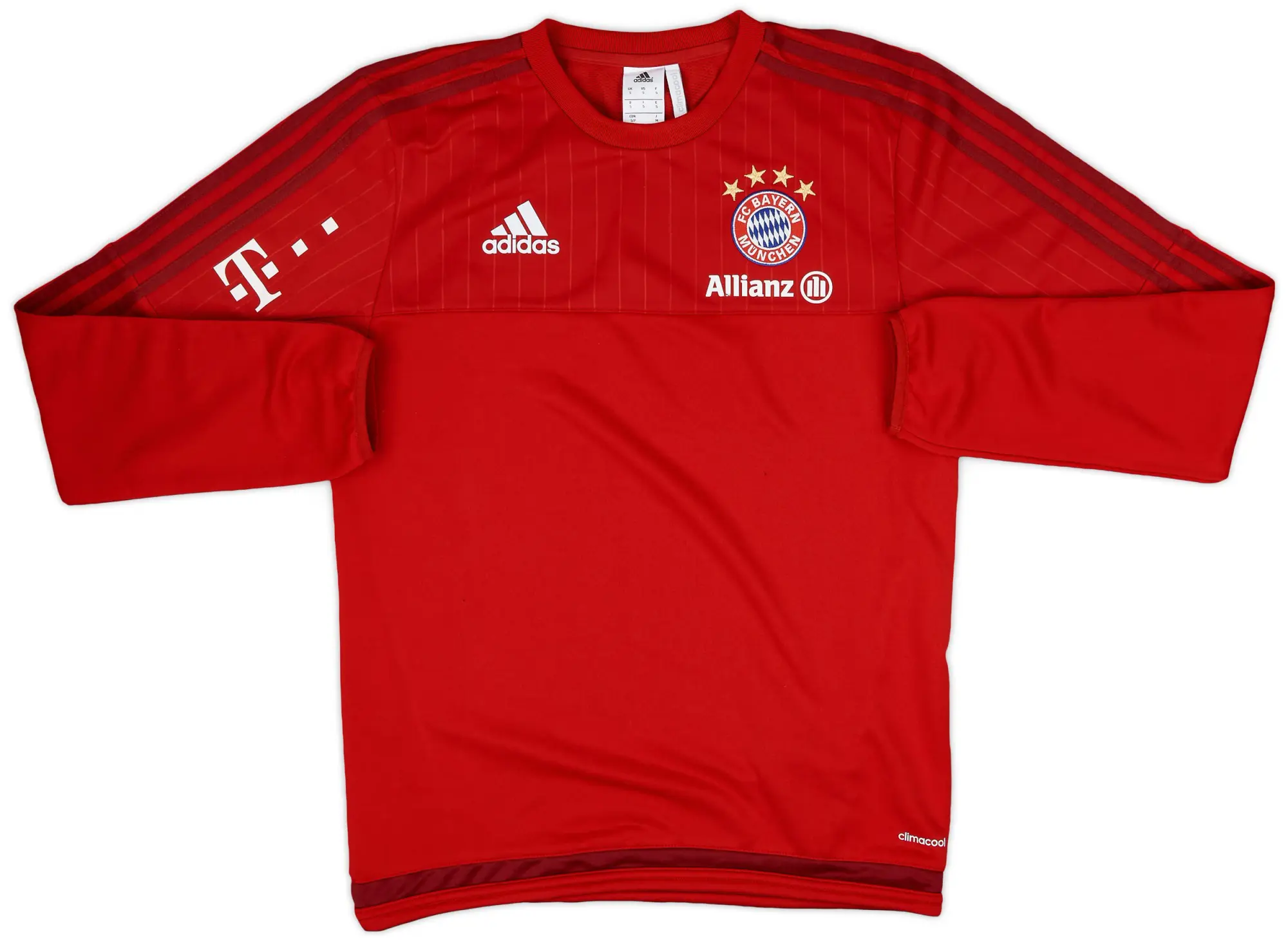 2015-16 Bayern Munich adidas Sweat Top - 9/10 - (S)