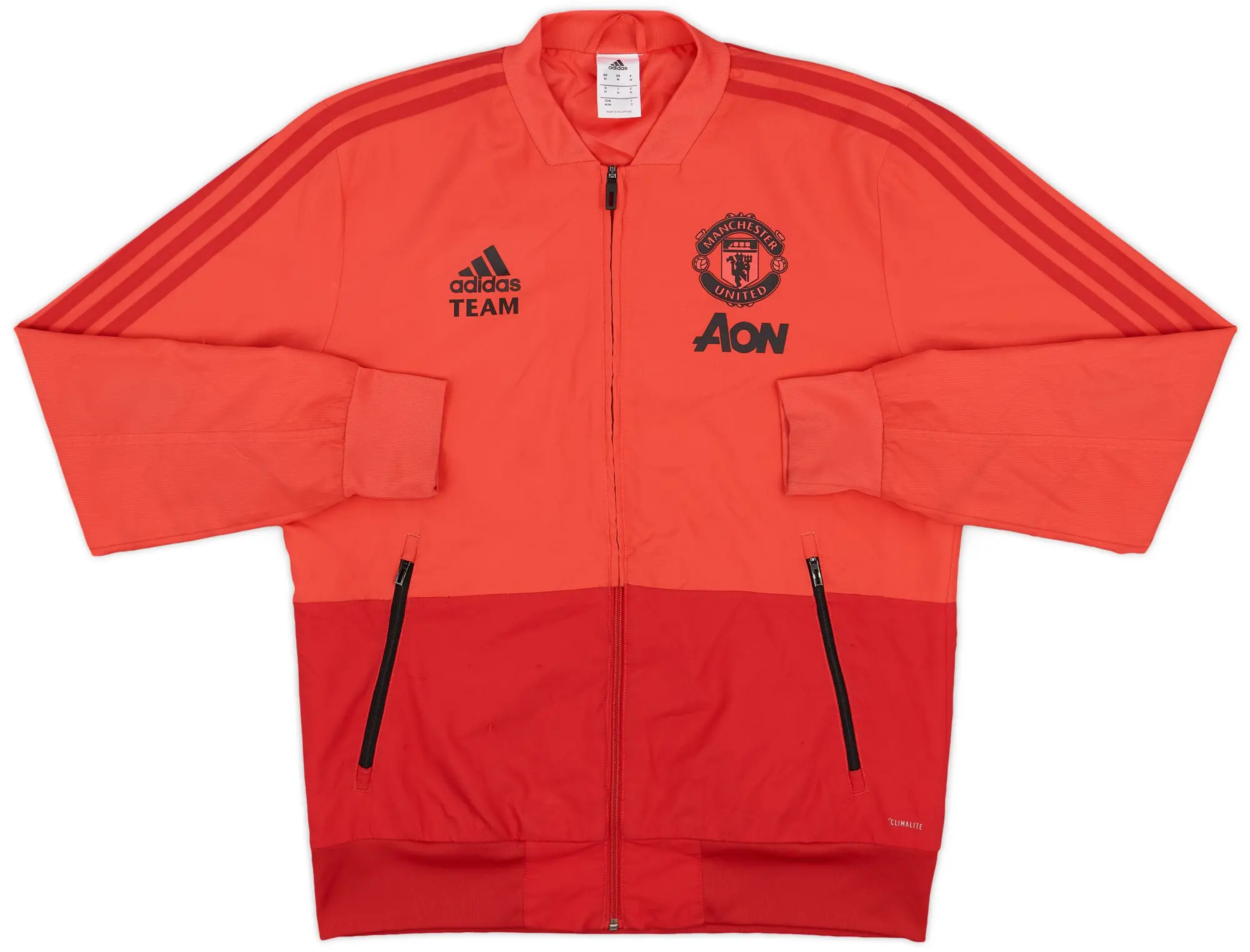 2018-19 Manchester United adidas Track Jacket - 7/10 - (M)