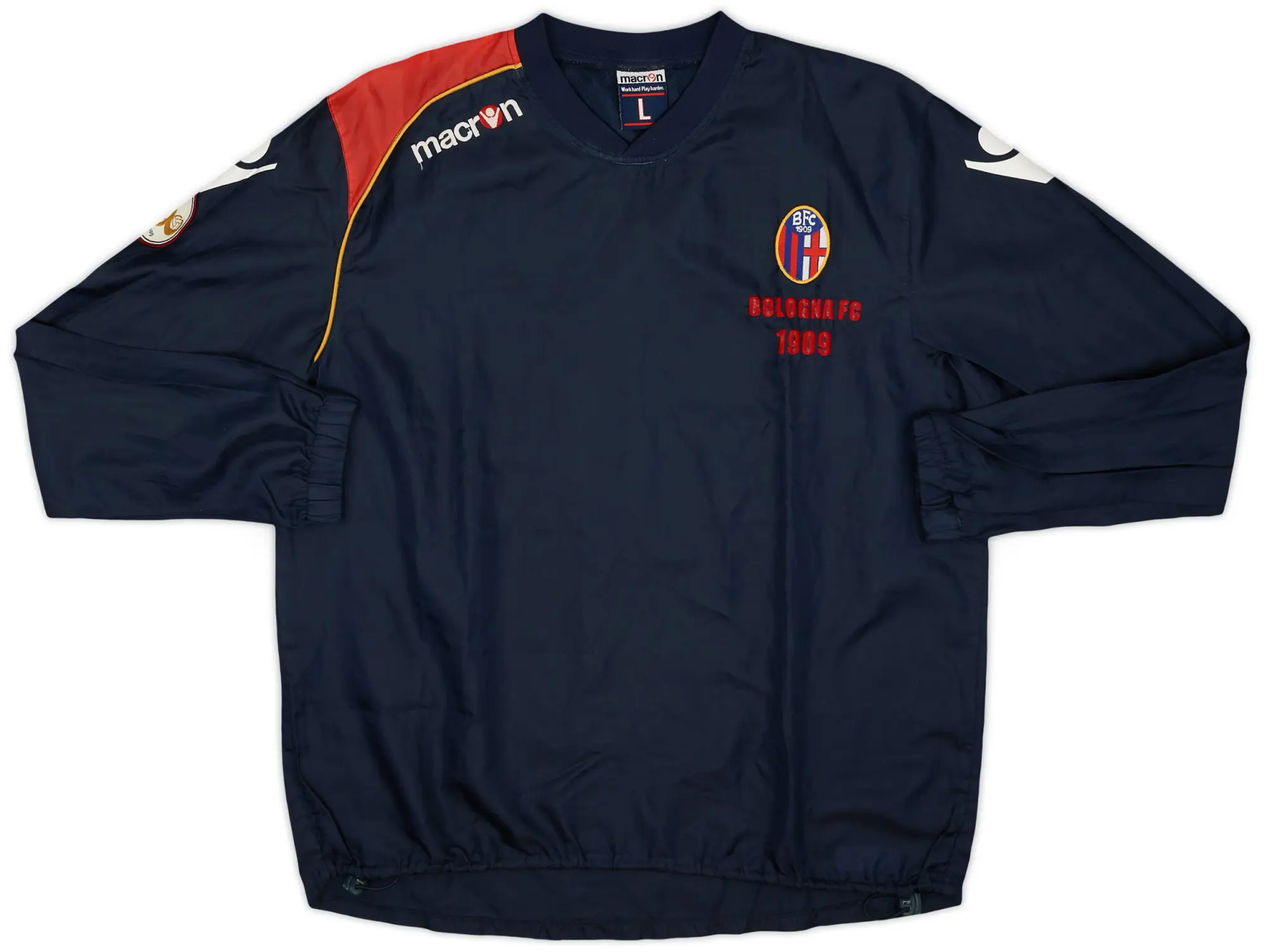 2009-10 Bologna Macron Drill Top - 9/10 - (L)