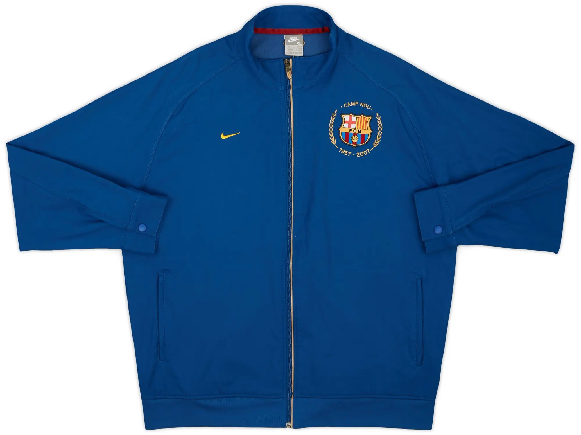 2007-08 Barcelona Nike Track Jacket - 9/10 - (XL)