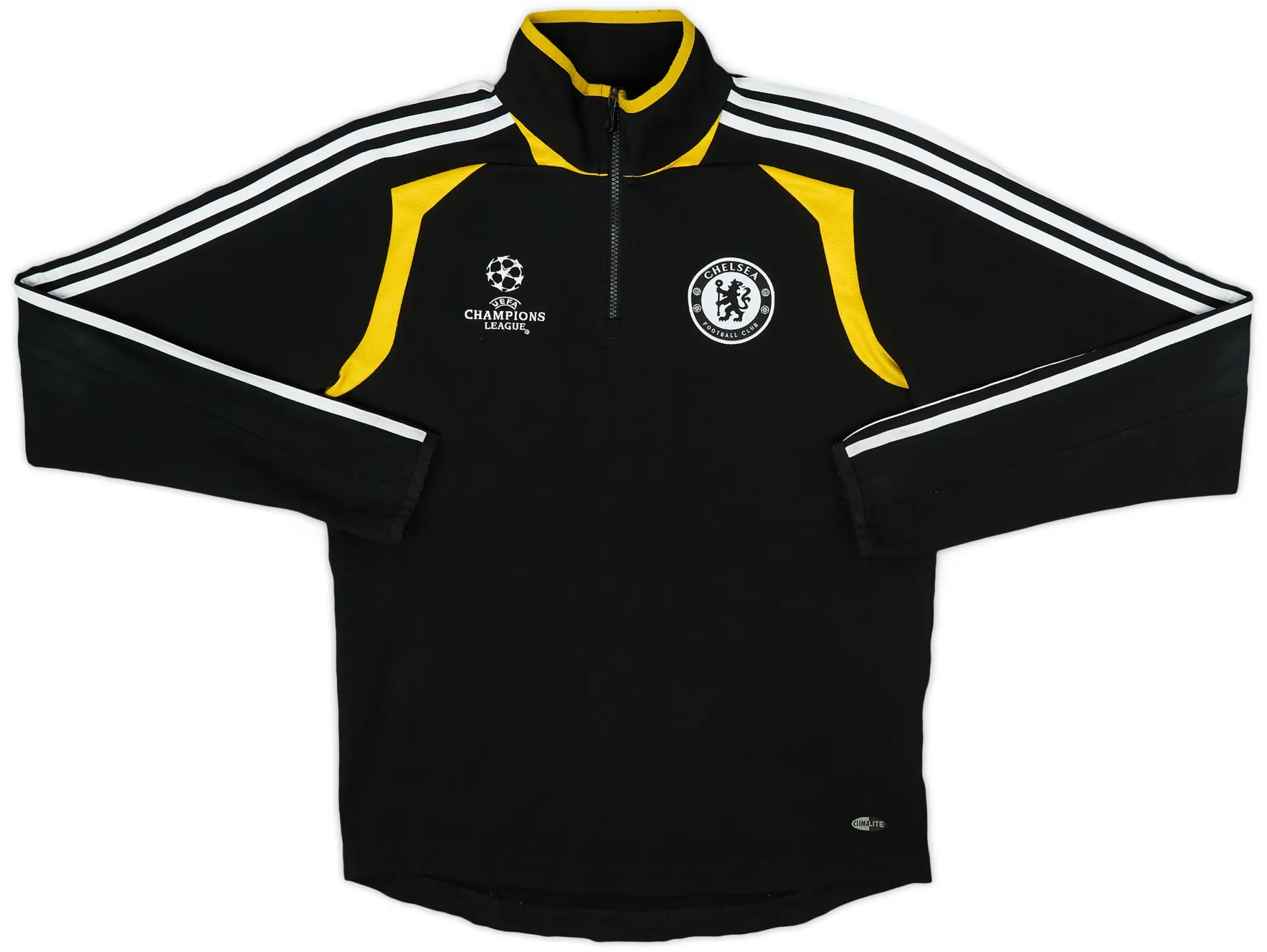 2008-09 Chelsea adidas CL 1/4 Zip Drill Top - 7/10 - (M)