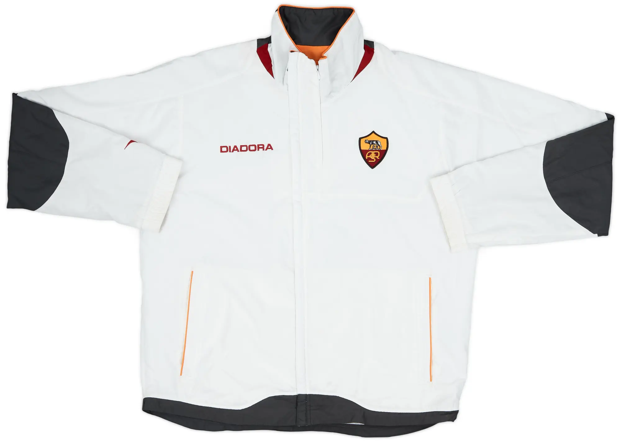 2005-06 Roma Diadora Track Jacket - 8/10 - (XL)