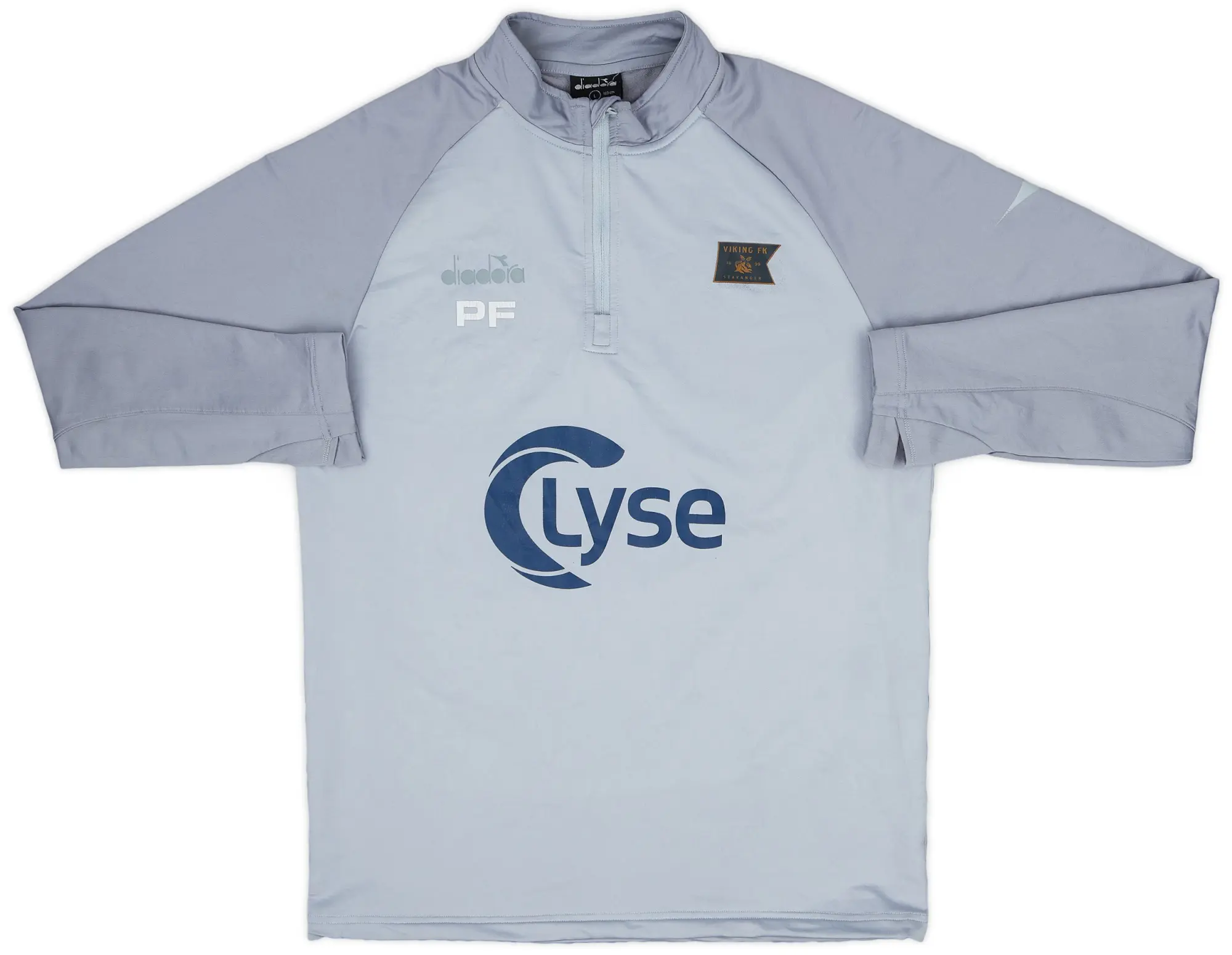 2024-25 Viking FK Staff Issue Diadora 1/4 Zip Drill Top PF - 7/10 - (L)