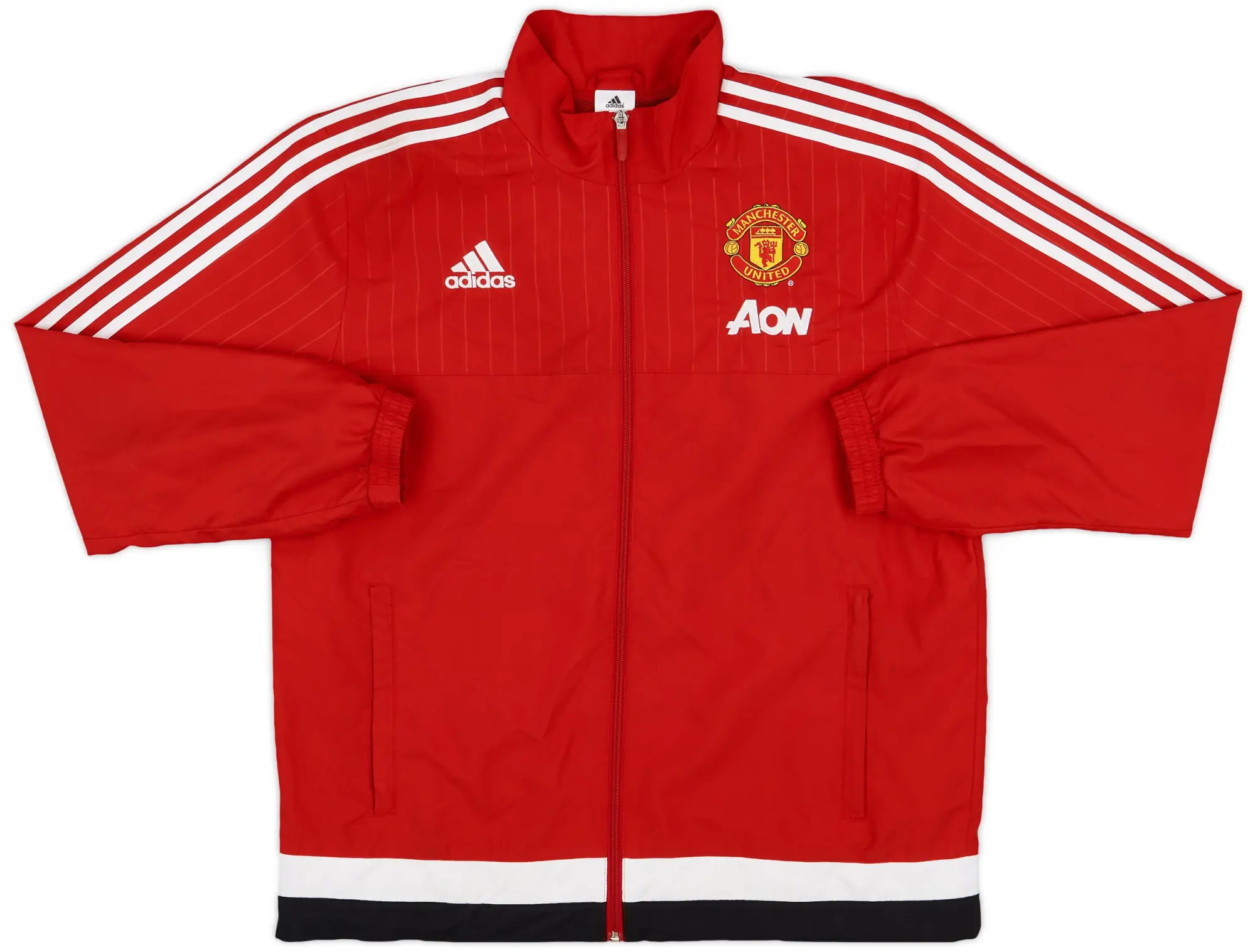 2016-17 Manchester United adidas Track Jacket - 8/10 - (L)