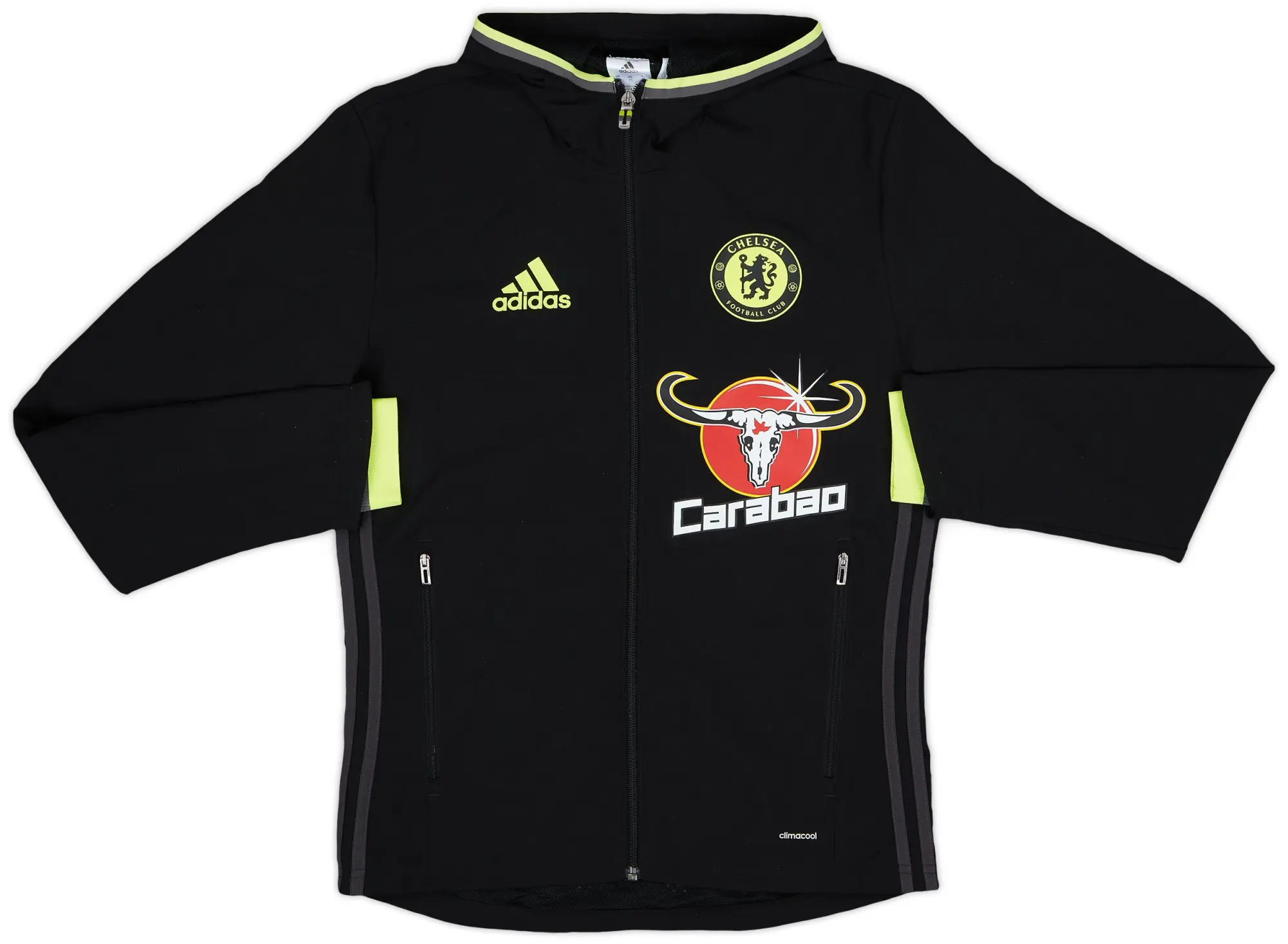 2016-17 Chelsea adidas Hooded Track Jacket - 10/10 - (XS)