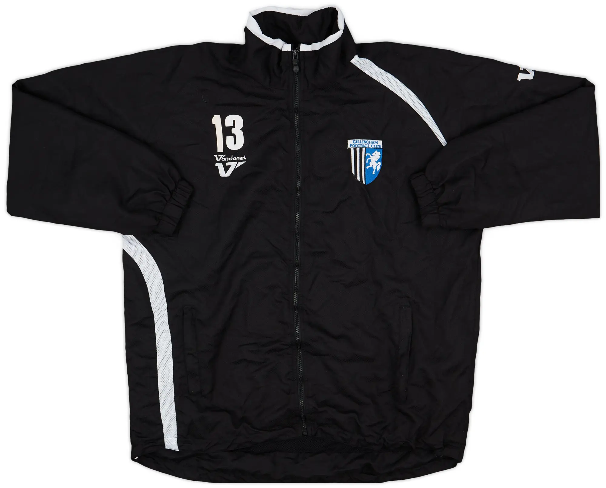 Jacket/Coat 2012-13 Gillingham Player Issue Vandanel Track Jacket #13 - 8/10 - (L)