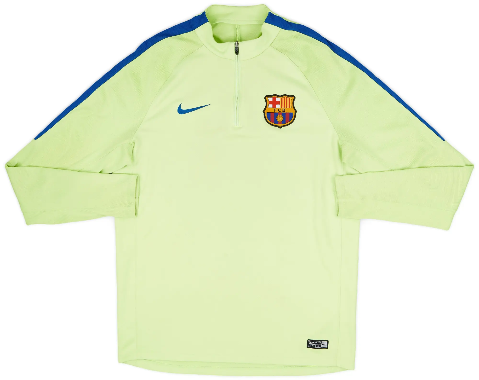 2017-18 Barcelona Nike 1/4 Zip Drill Top - 5/10 - (L)