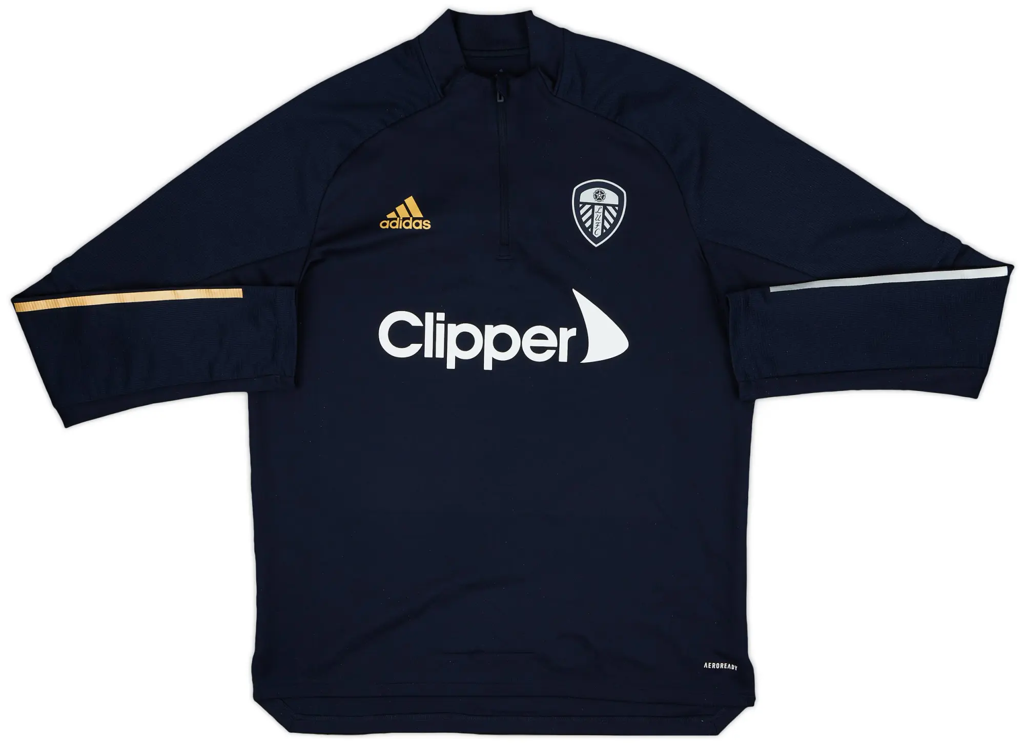 2020-21 Leeds adidas 1/4 Zip Drill Top - 7/10 - (L)