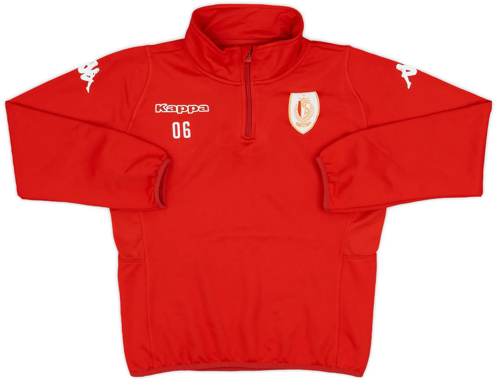 2016-17 Standard Liege Kappa Player Issue 1/4 Zip Training Top #06 - 7/10 - (M)