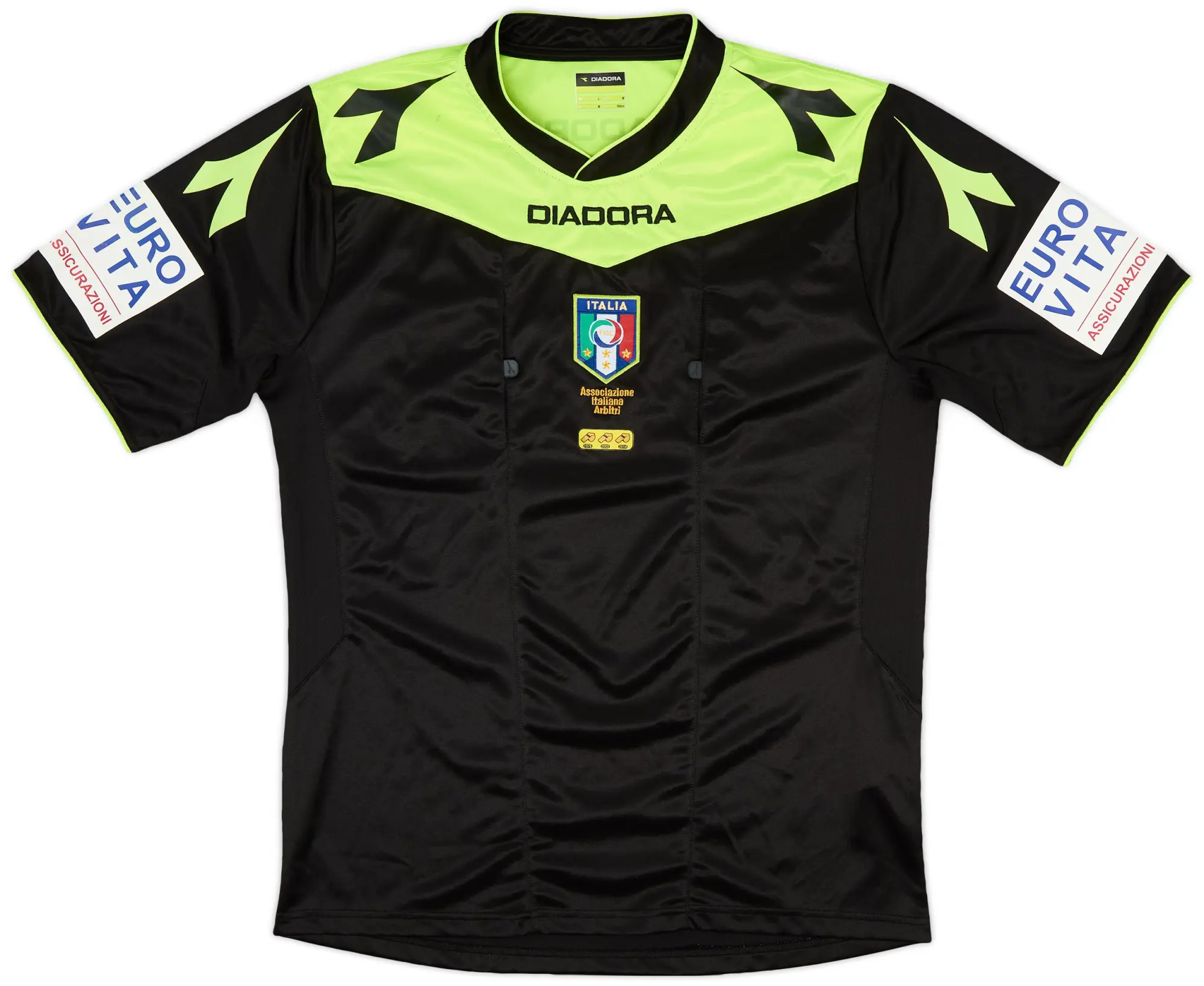 2015-17 Italy Diadora Referee Shirt - 8/10 - (M)