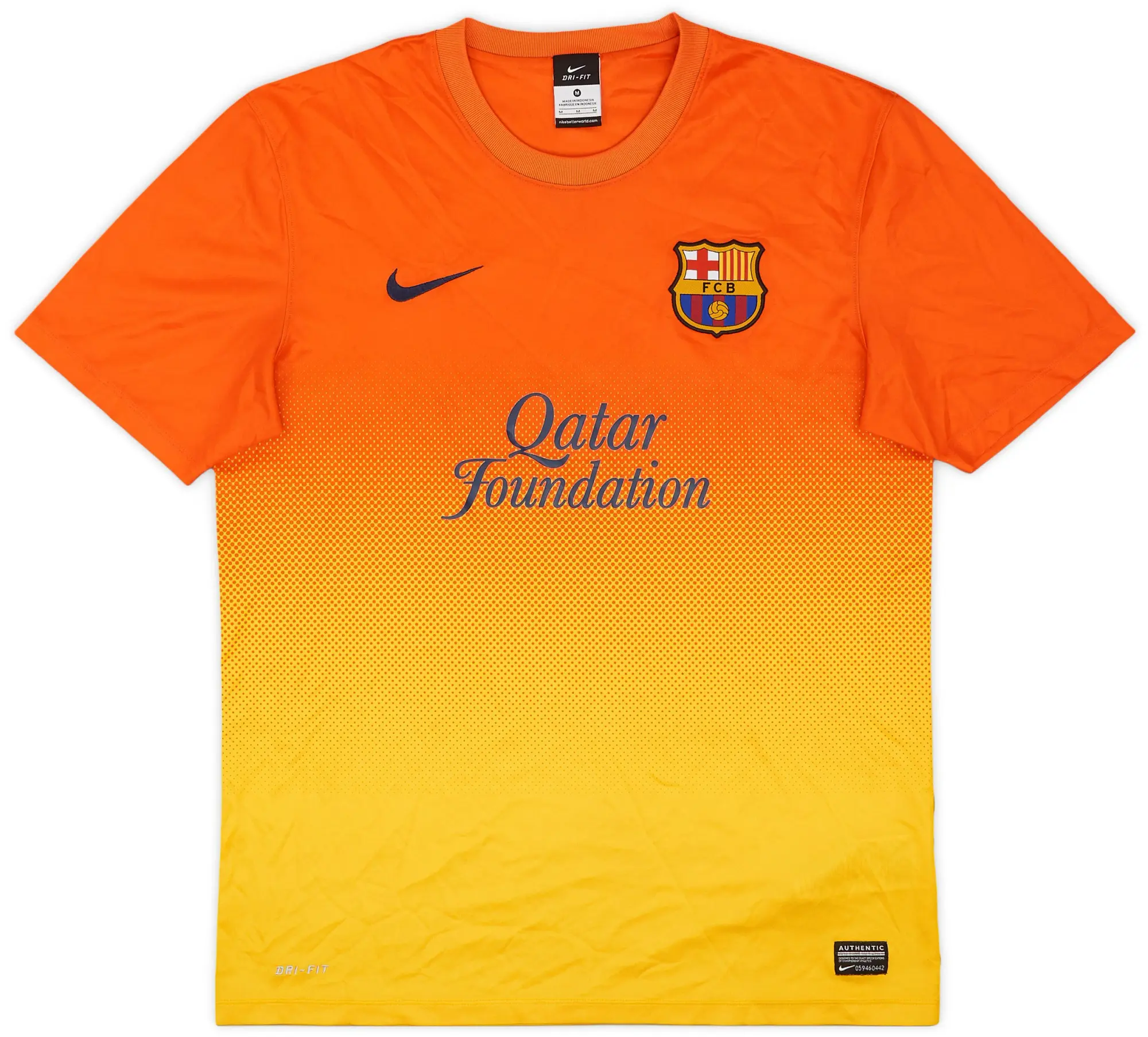 Nike 2012-13 Barcelona Basic Away Shirt - 8/10 - (M)