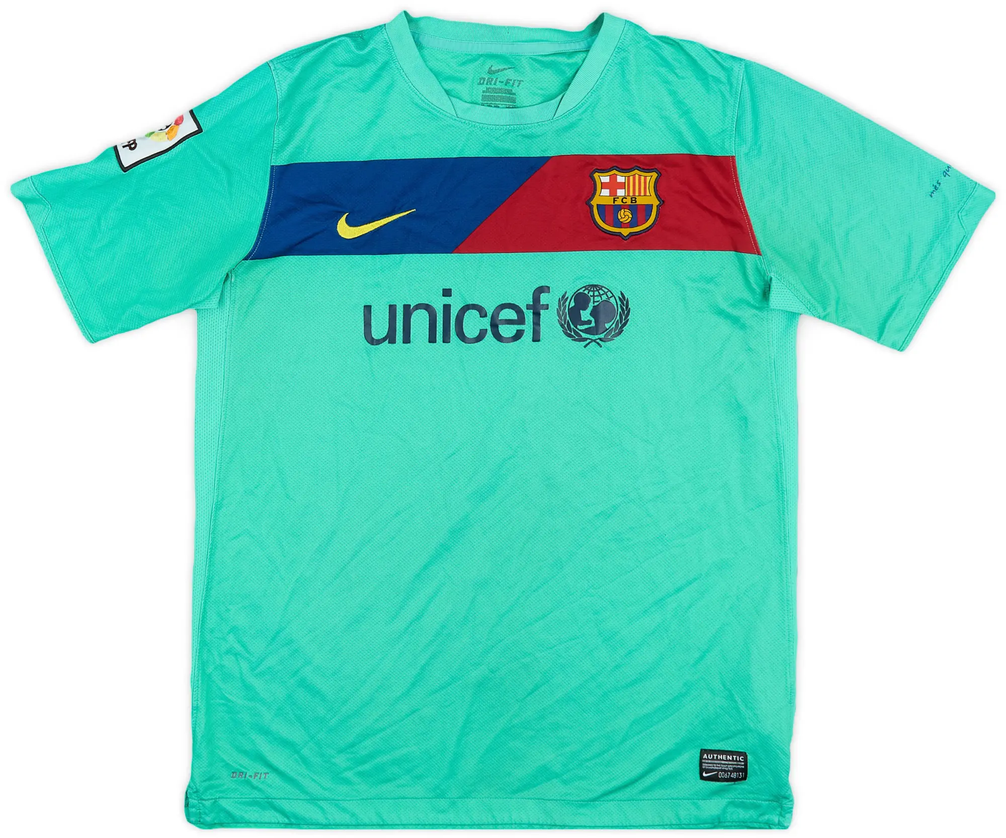 Nike 2010-11 Barcelona Away Shirt - 6/10 - (XL.Boys)