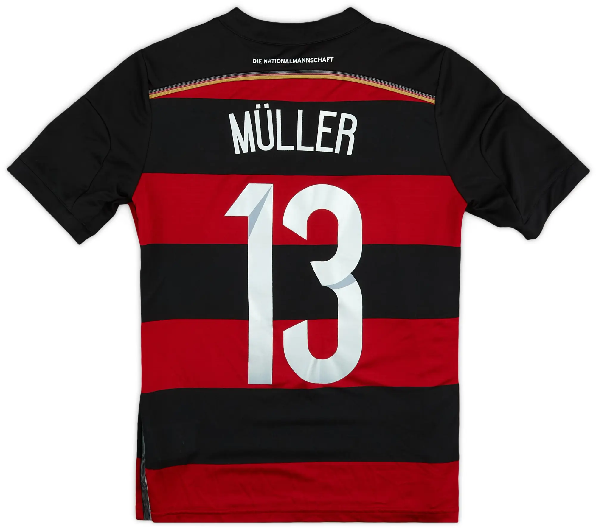 adidas 2014-15 Germany Away Shirt Muller #13 - 8/10 - (L.Boys)