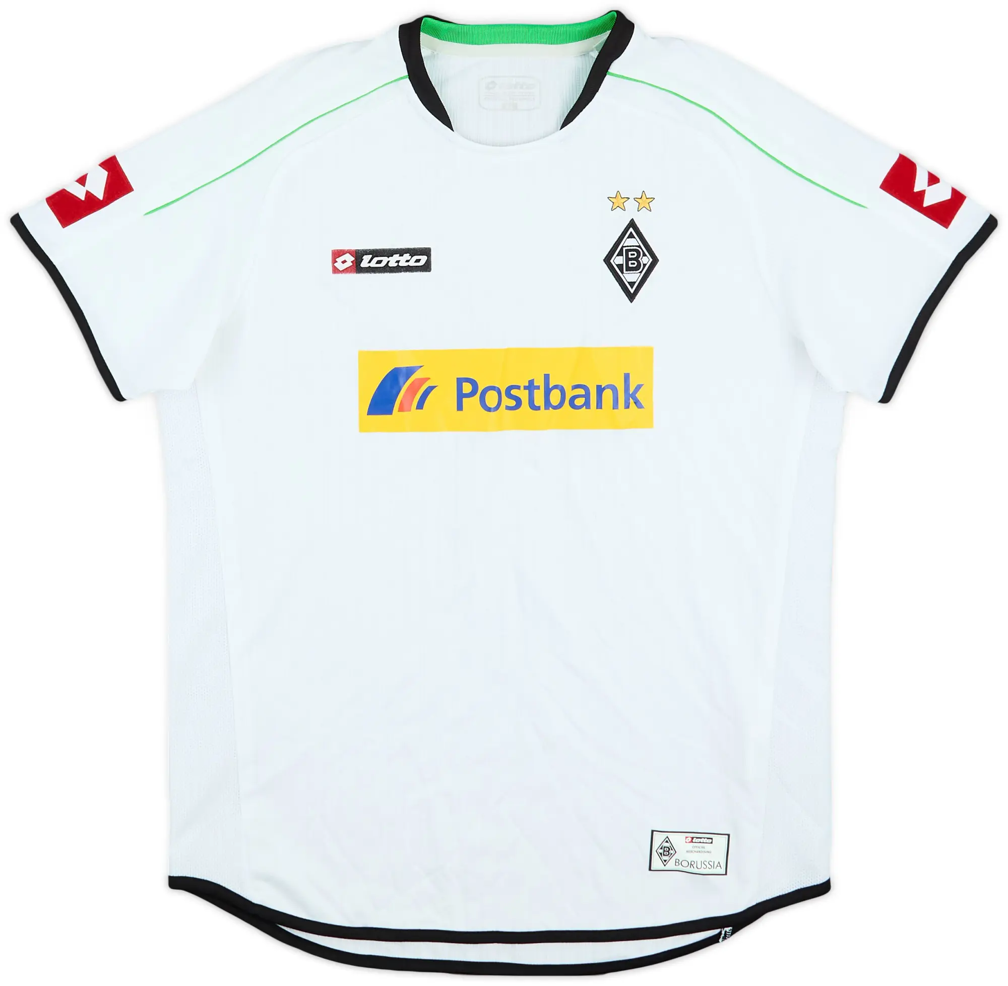 Lotto 2012-13 Borussia Monchengladbach Home Shirt - 8/10 - (XL.Boys)