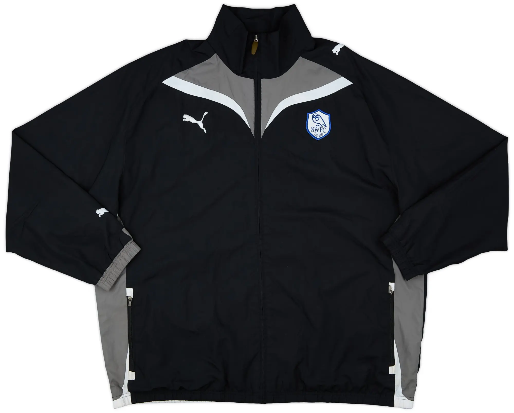 2010-11 Sheffield Wednesday Puma Track Jacket - 8/10 - (XXL)