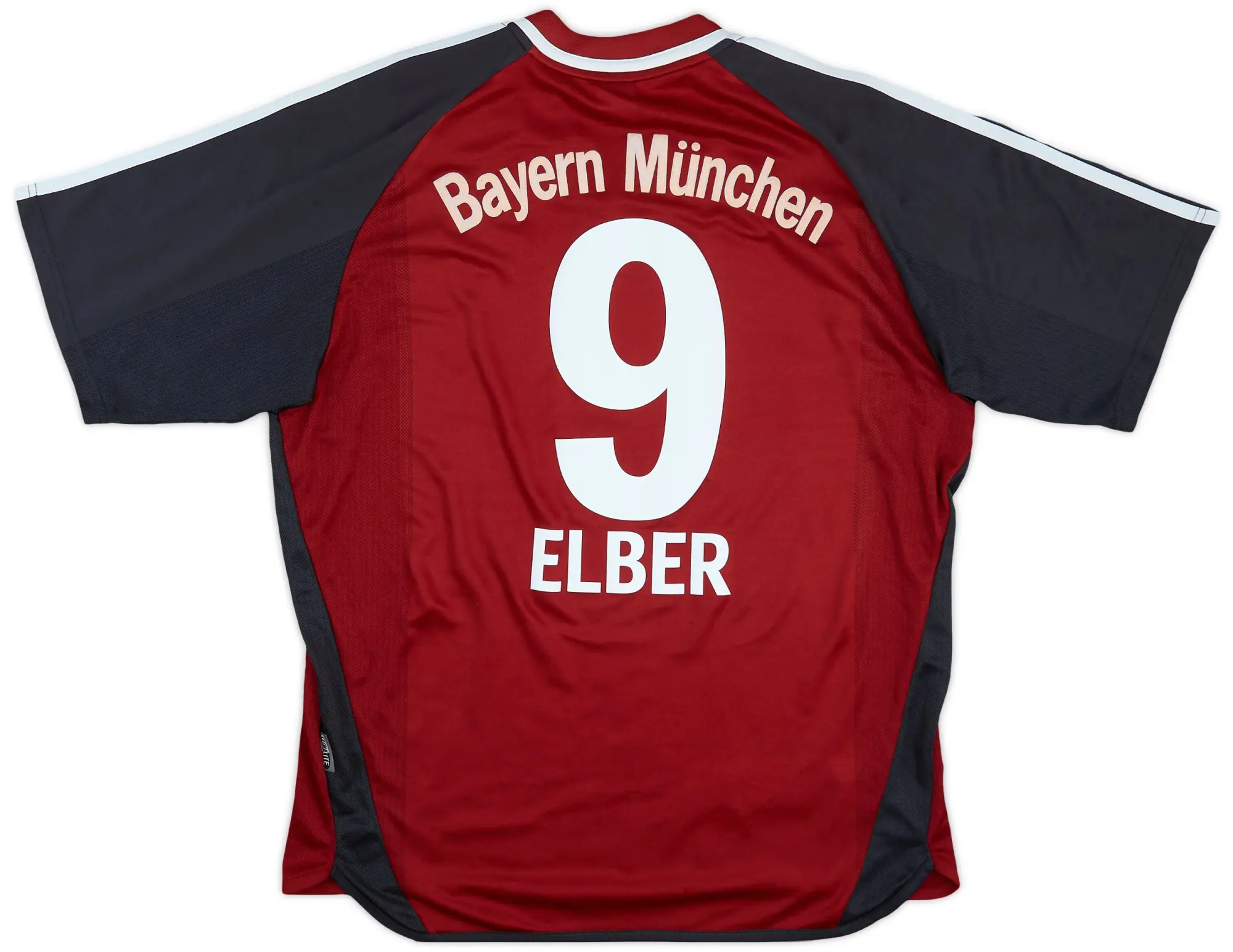 adidas 2002-03 Bayern Munich Home Shirt Elber #9 - 6/10 - (L)