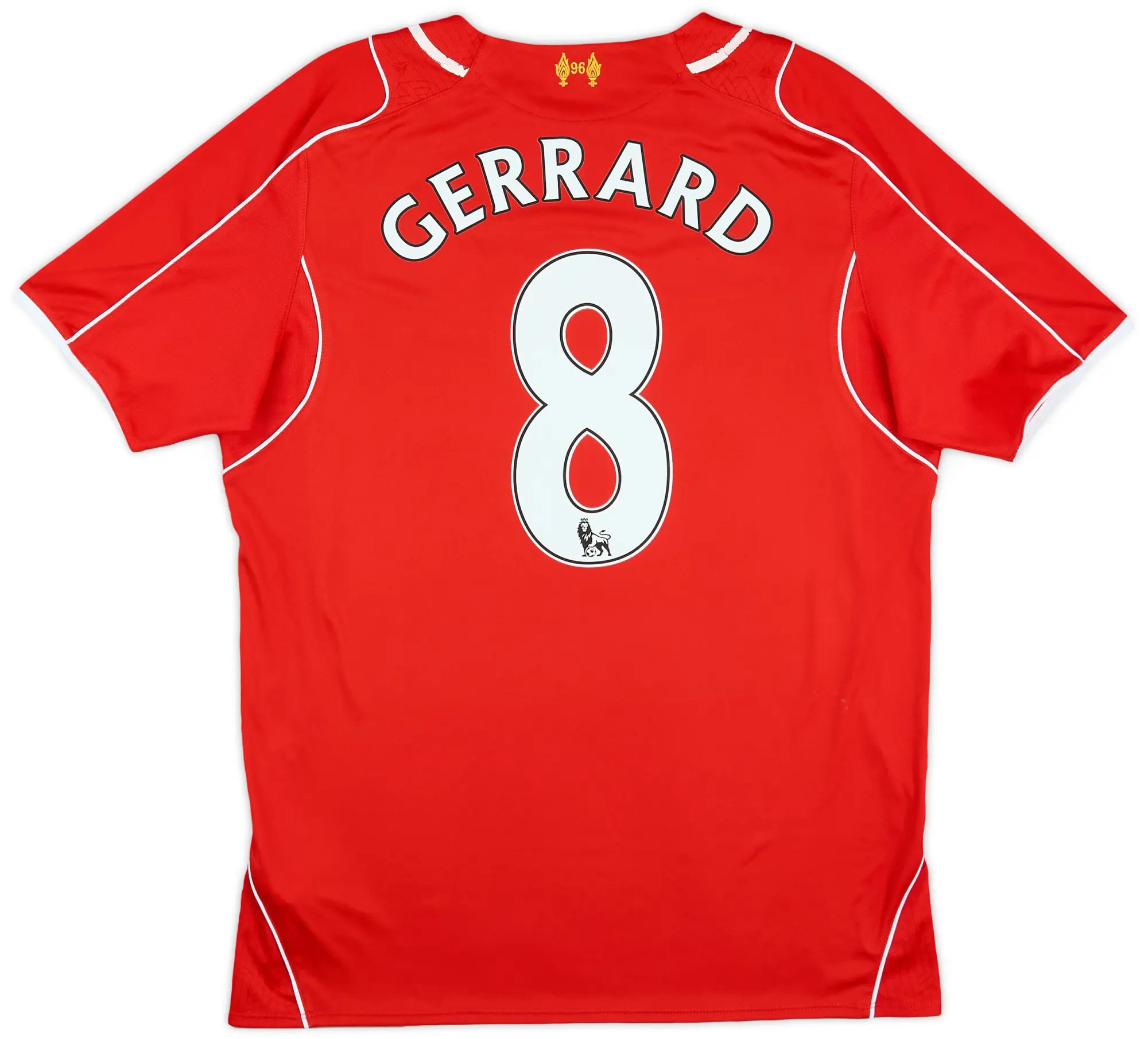 2014-15 Liverpool Home Shirt Gerrard #8 - 6/10 - (M)