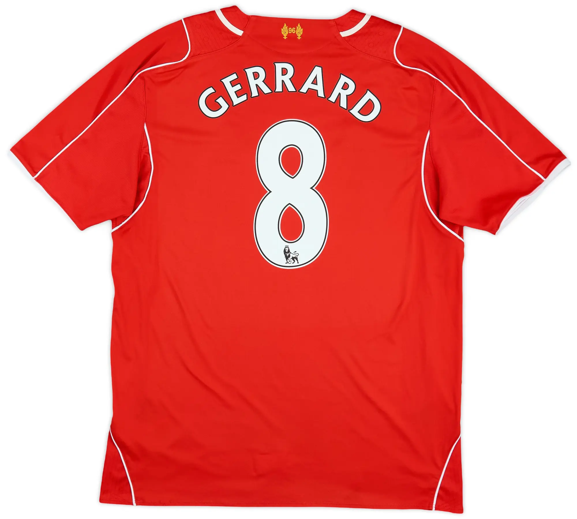 2014-15 Liverpool Home Shirt Gerrard #8 - 5/10 - (XL)