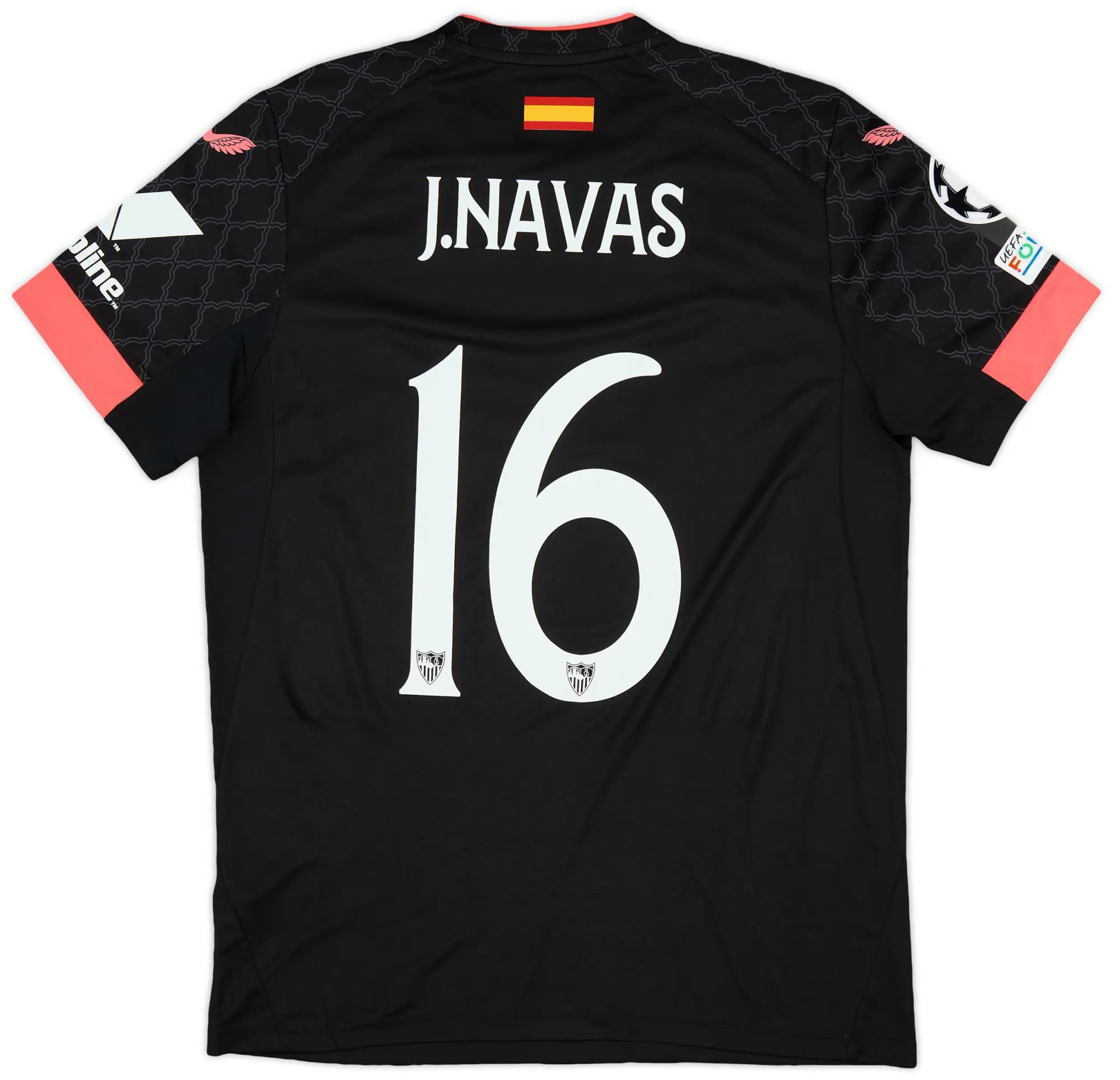 Castore 2022-23 Sevilla Match Issue Champions League Third Shirt J. Navas #16