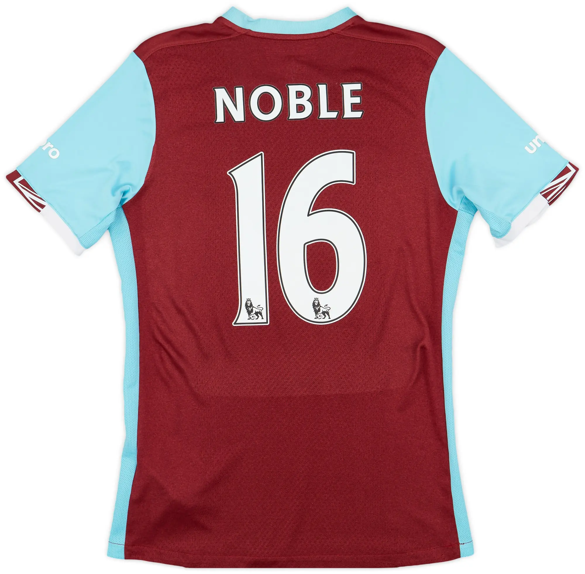 Umbro 2016-17 West Ham Home Shirt Noble #16 - 6/10 - (S)