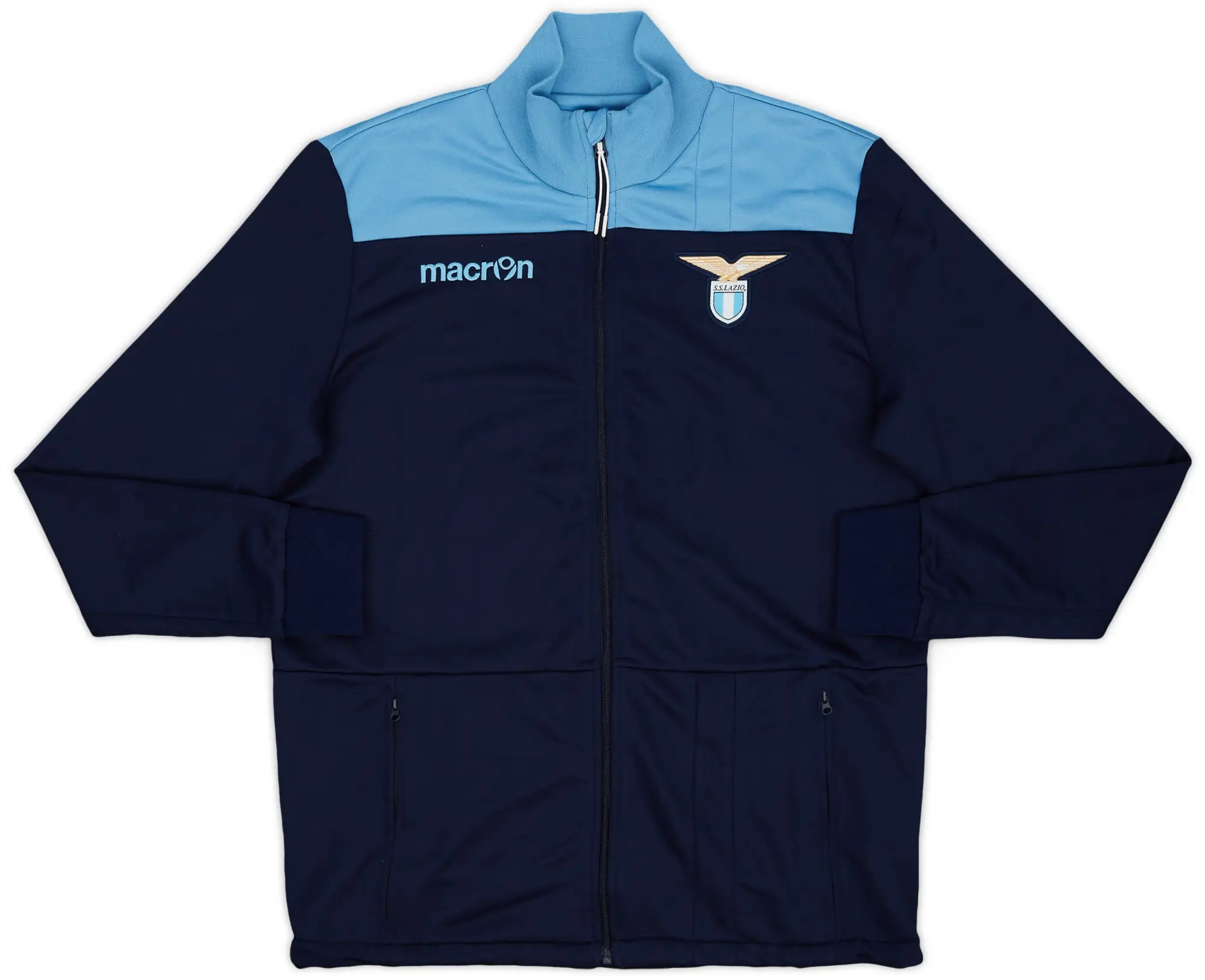 2012-13 Lazio Macron Track Jacket - 9/10 - (XL)