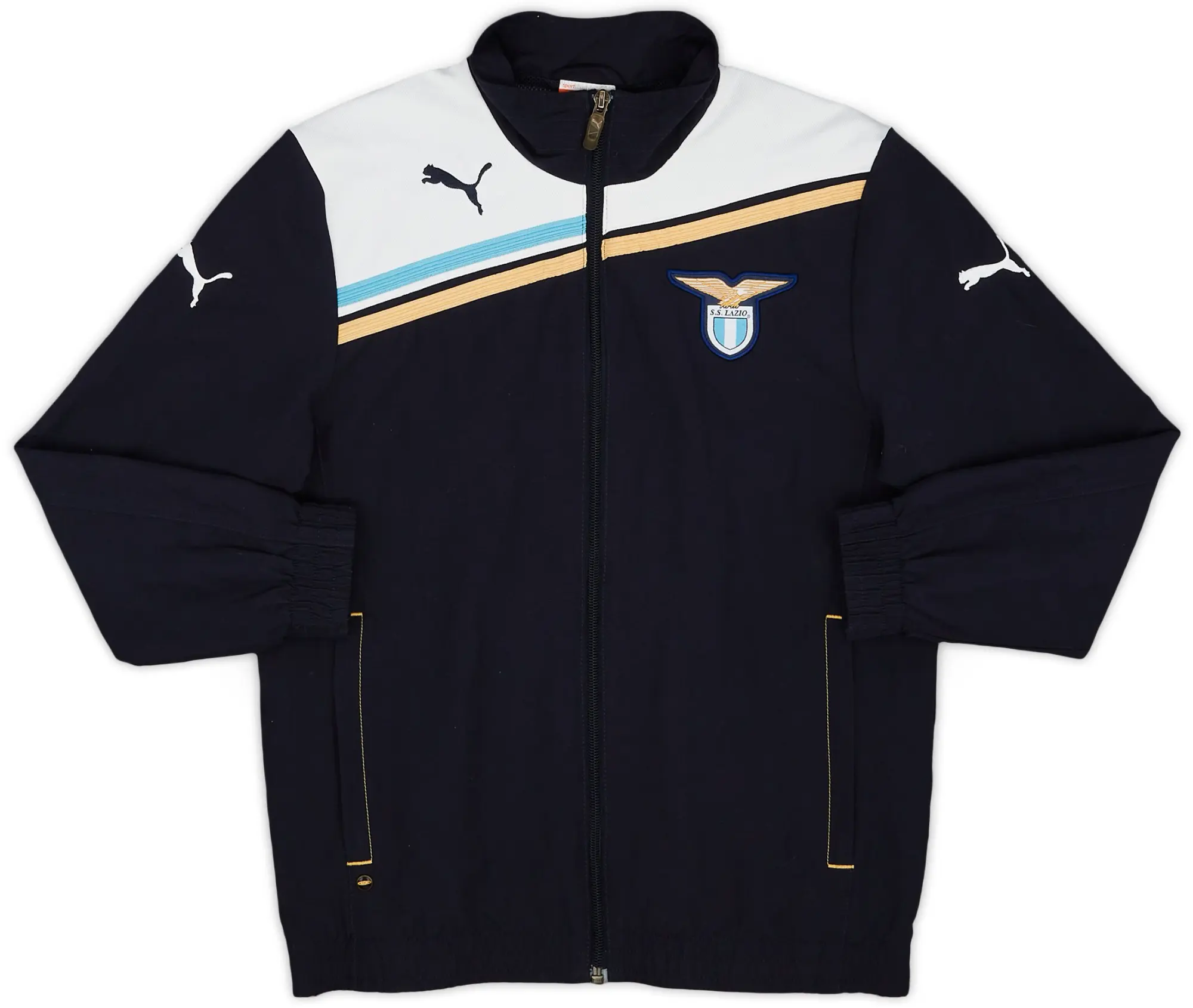 2011-12 Lazio Puma Track Jacket - 8/10 - (S.Boys)