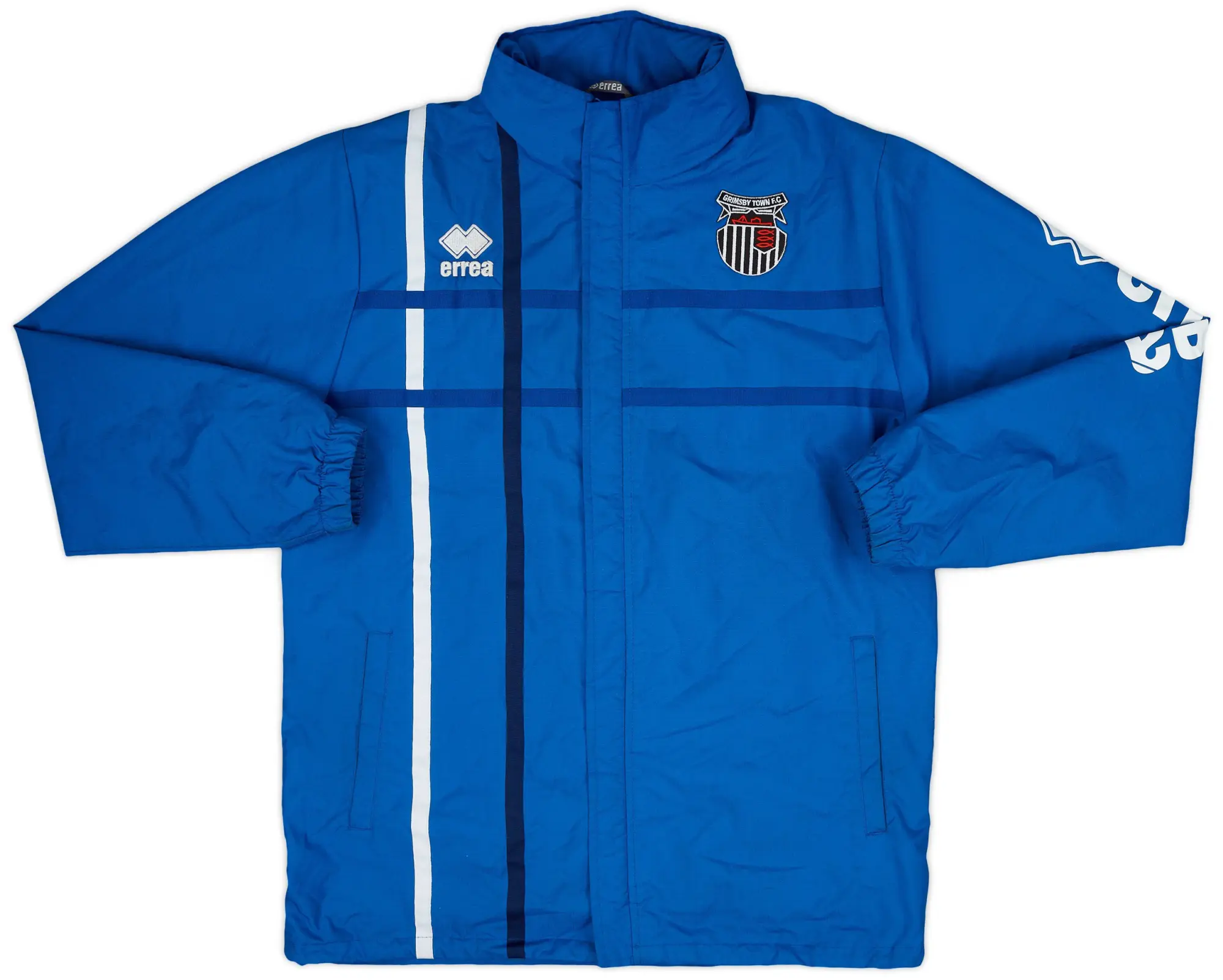2009-10 Grimsby Town Errea Hooded Rain Jacket - 9/10 - (L)