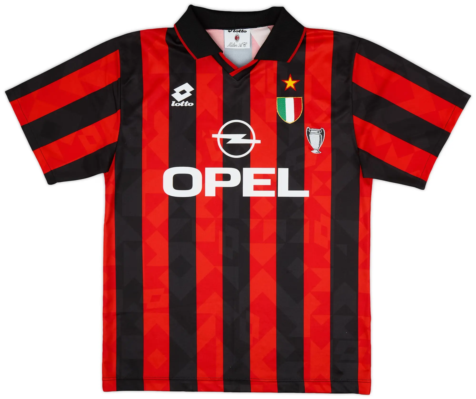 Lotto 1994-95 AC Milan Home Shirt - 9/10 - (L)