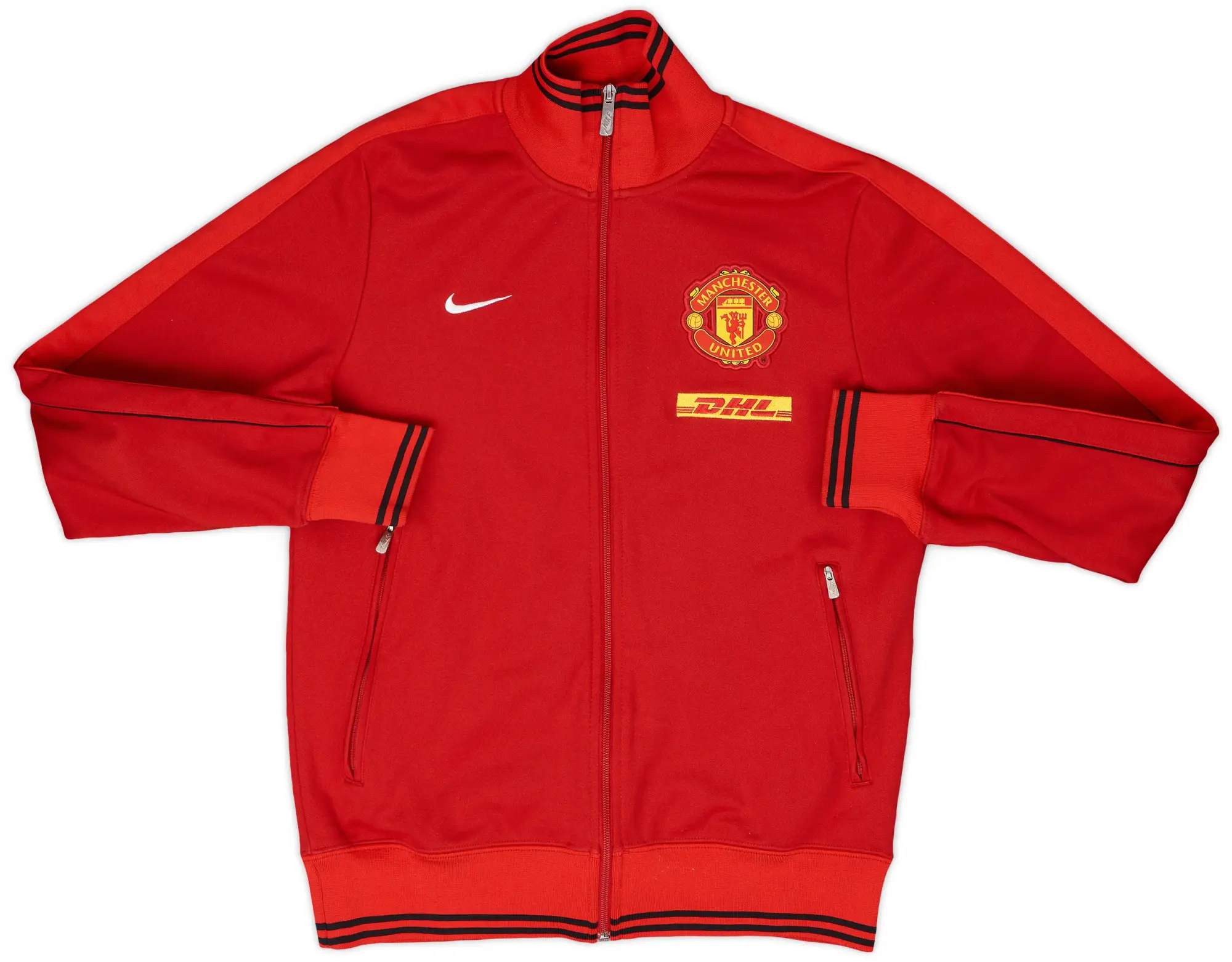 2013-14 Manchester United Nike Track Jacket - 9/10 - (M)