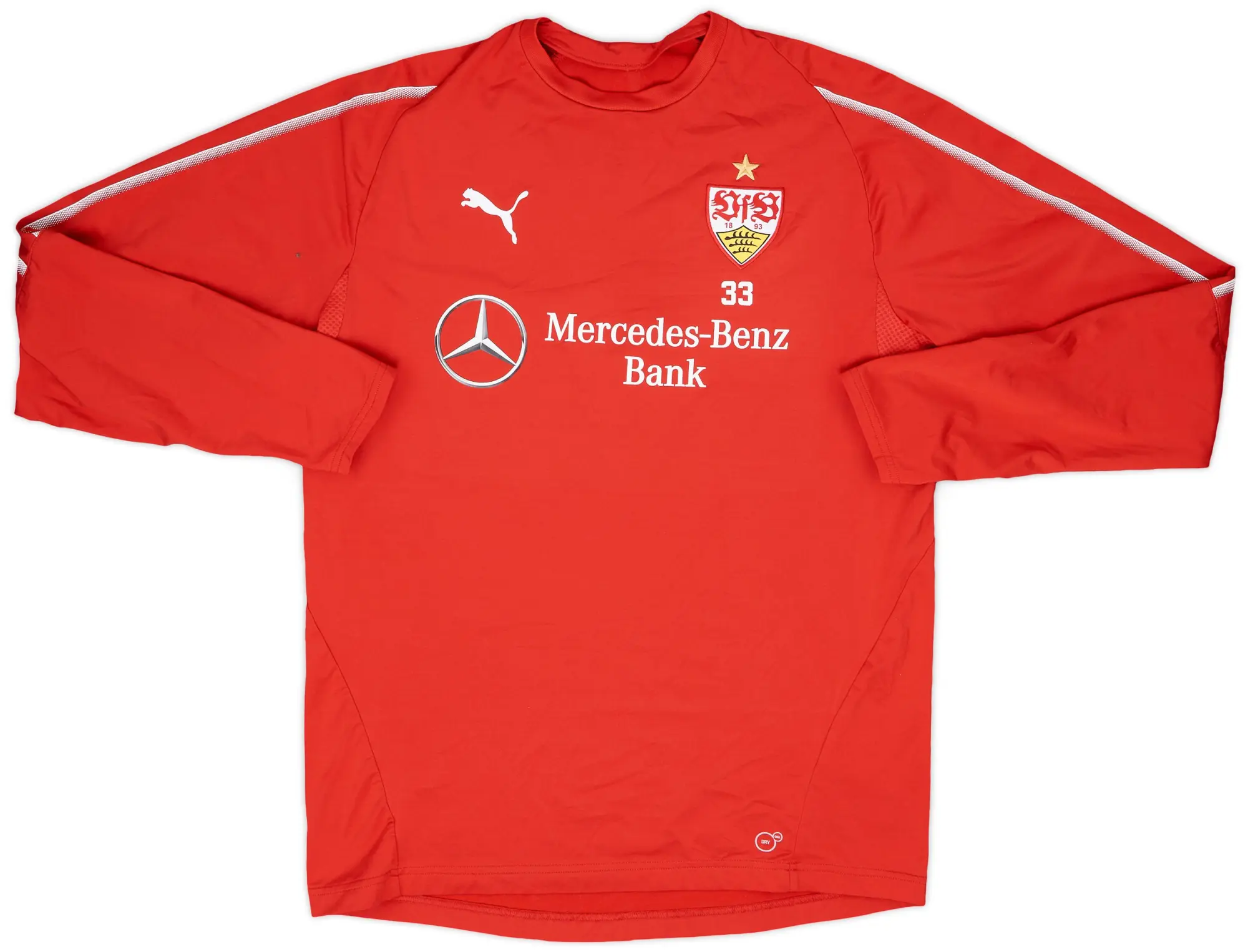 2017-18 Stuttgart Puma Player Issue Training Top #33 - 9/10 - (L)
