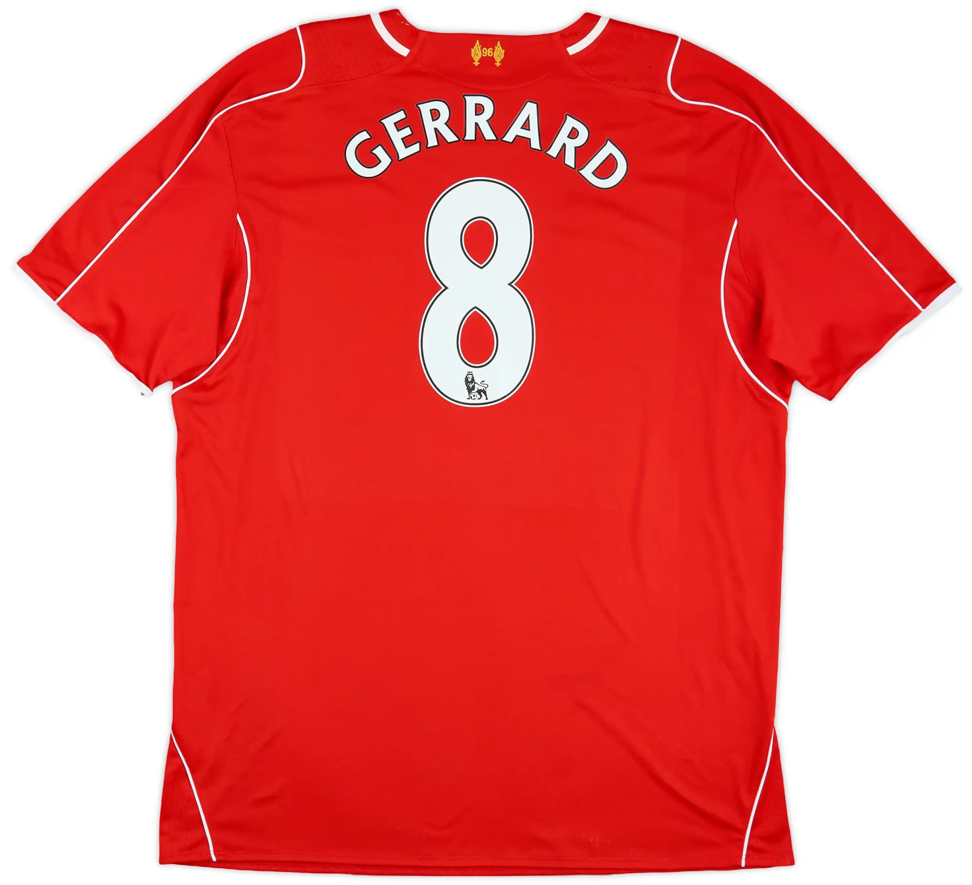 2014-15 Liverpool Home Shirt Gerrard #8 - 7/10 - (3XL)