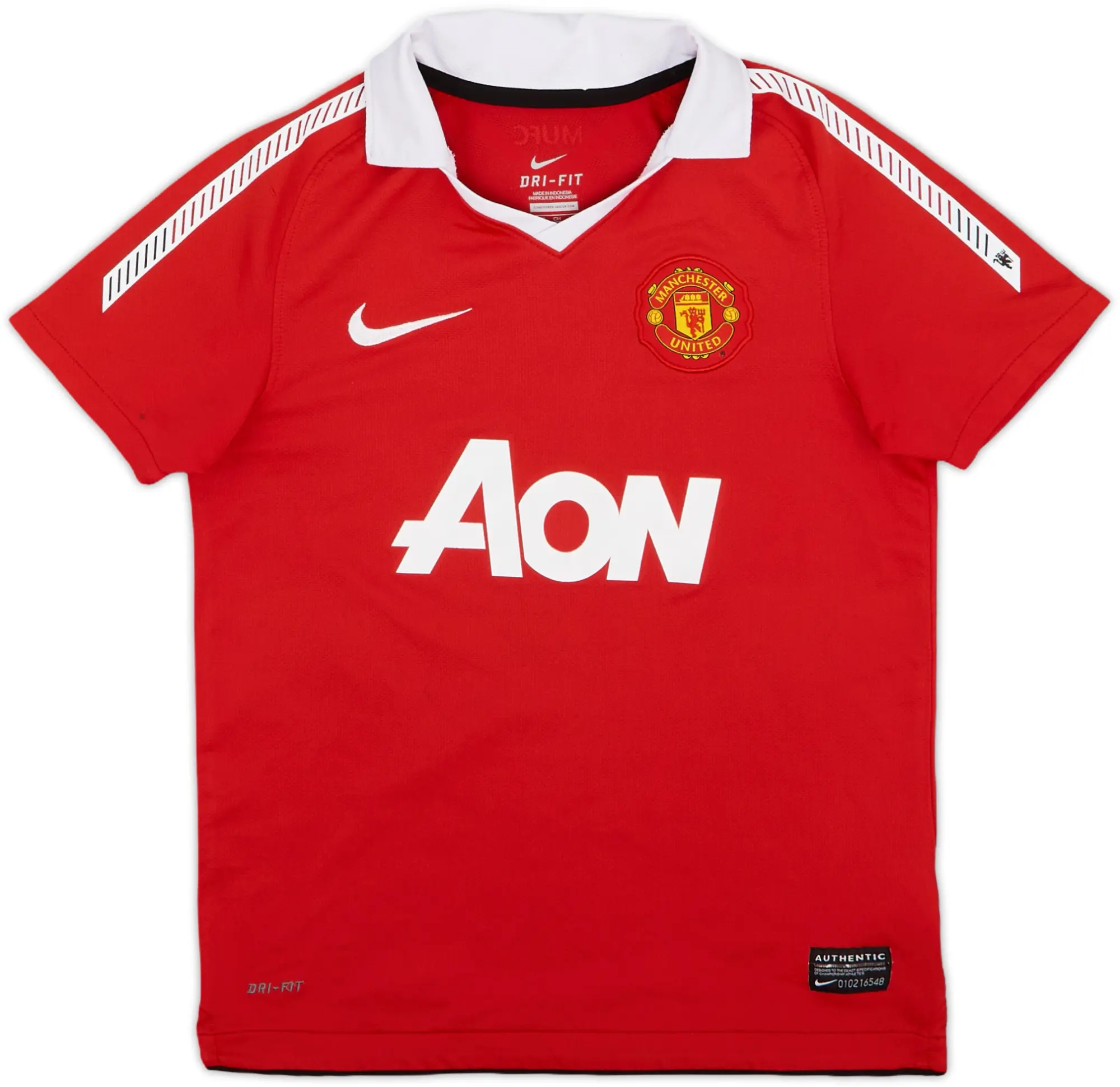 Nike 2010-11 Manchester United Home Shirt - 7/10 - (S.Boys)