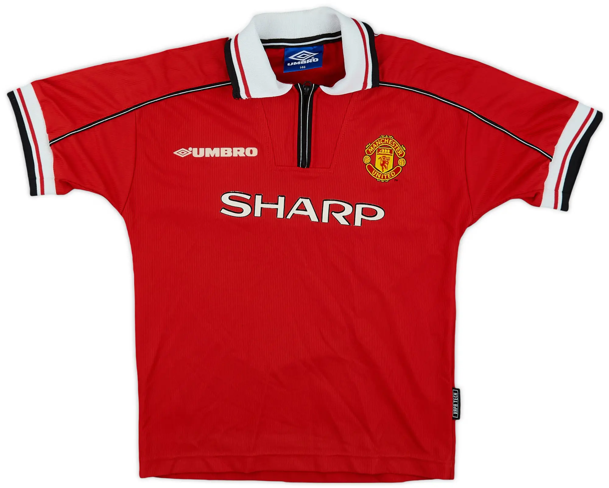 Umbro 1998-00 Manchester United Home Shirt - 8/10 - (M.Boys)